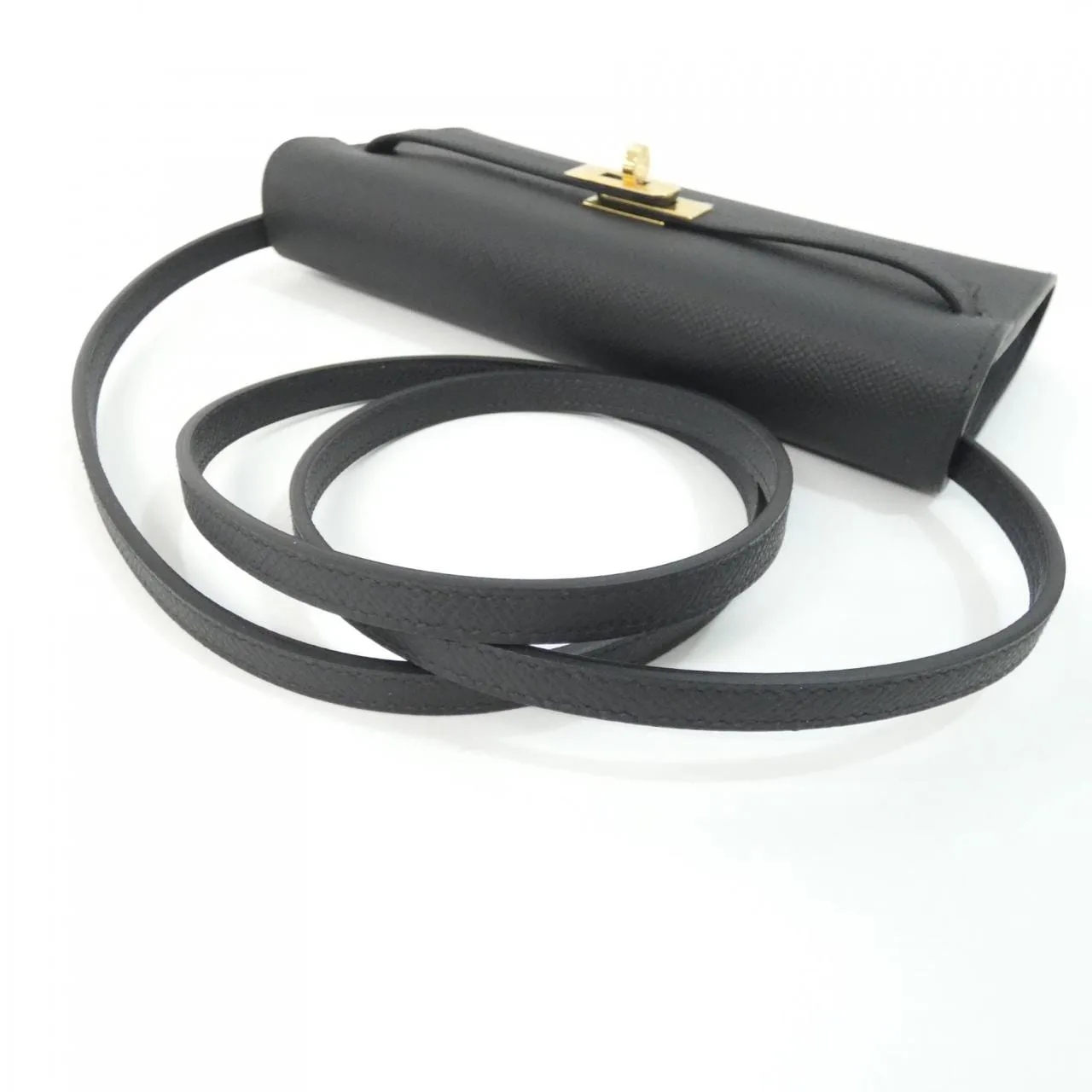 HERMES Kelly 080253CC Wallet Epsom Black Epsom Leather Unused - Thumbnail 4
