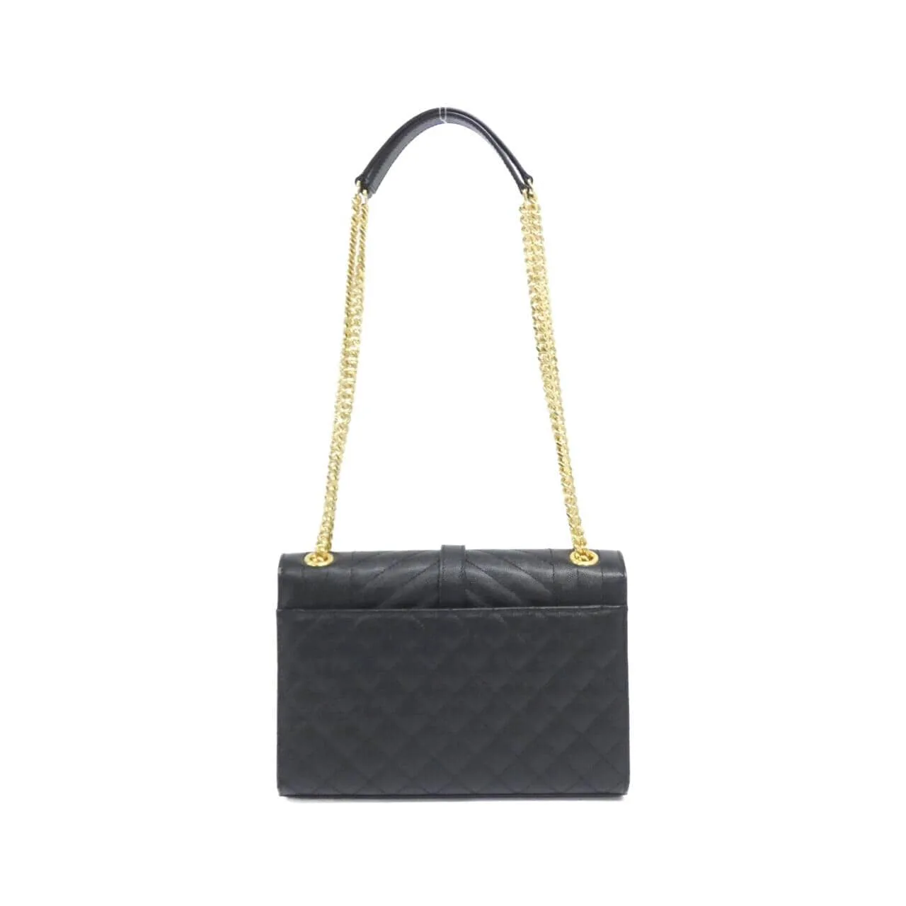 SAINT LAURENT Envelope 600185 BOW91 肩背包 黑色 中古品A - 縮圖 2