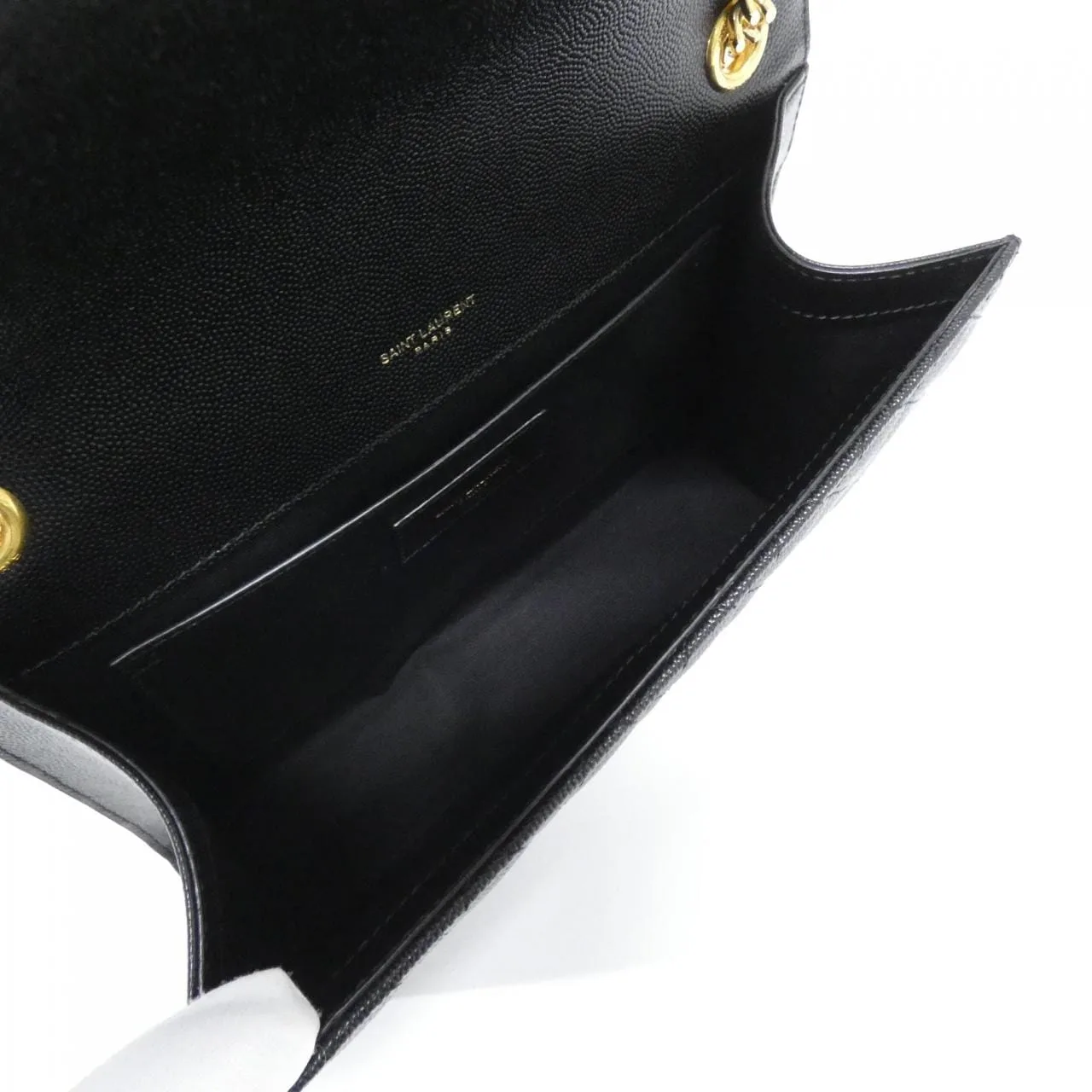 SAINT LAURENT Envelope 600185 BOW91 肩背包 黑色 中古品A - 縮圖 6