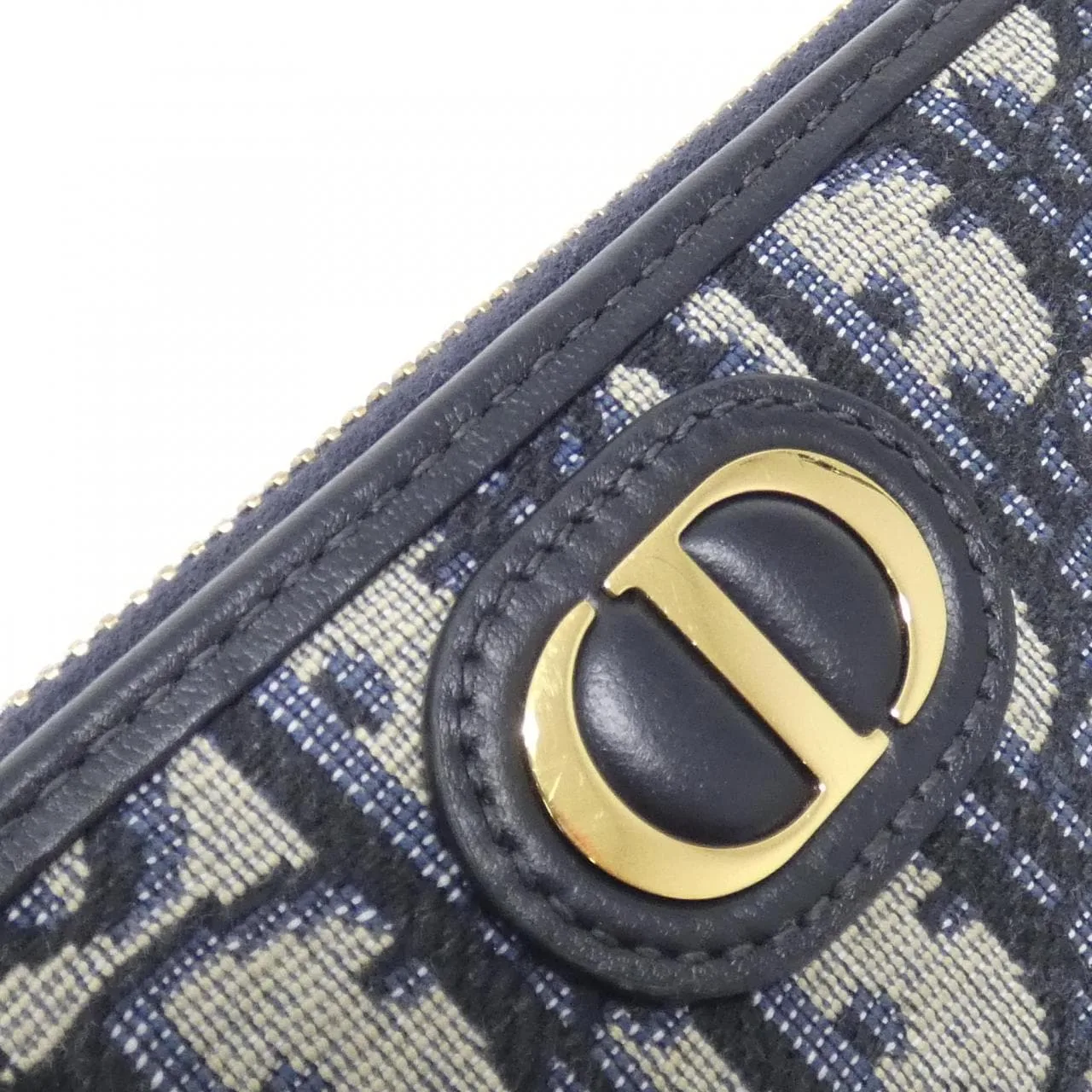 DIOR 30 Montaigne S2094UTZQ Wallet Canvas Black Canvas Rank A - Thumbnail 8