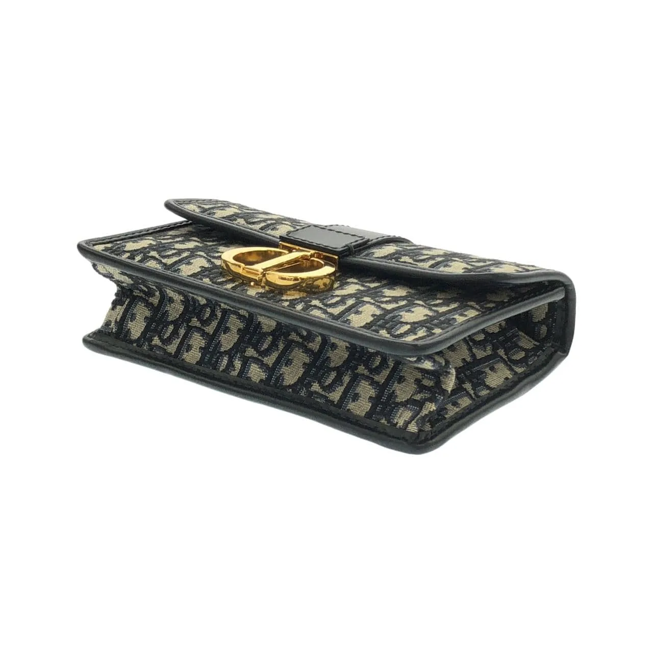 DIOR 30 Montaigne M9334UTZQ Shoulder Canvas Black Canvas Rank A - Thumbnail 3