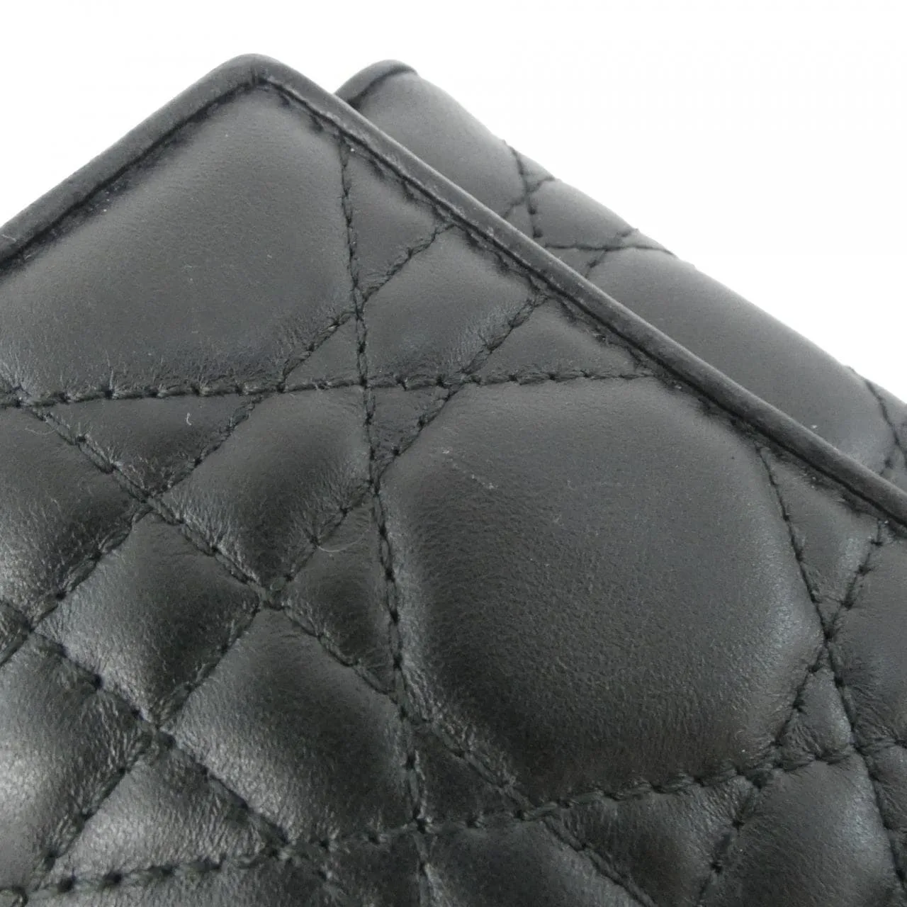 DIOR Lady Dior S0181ONMJ Wallet Lambskin Black Lambskin Rank A - Thumbnail 4