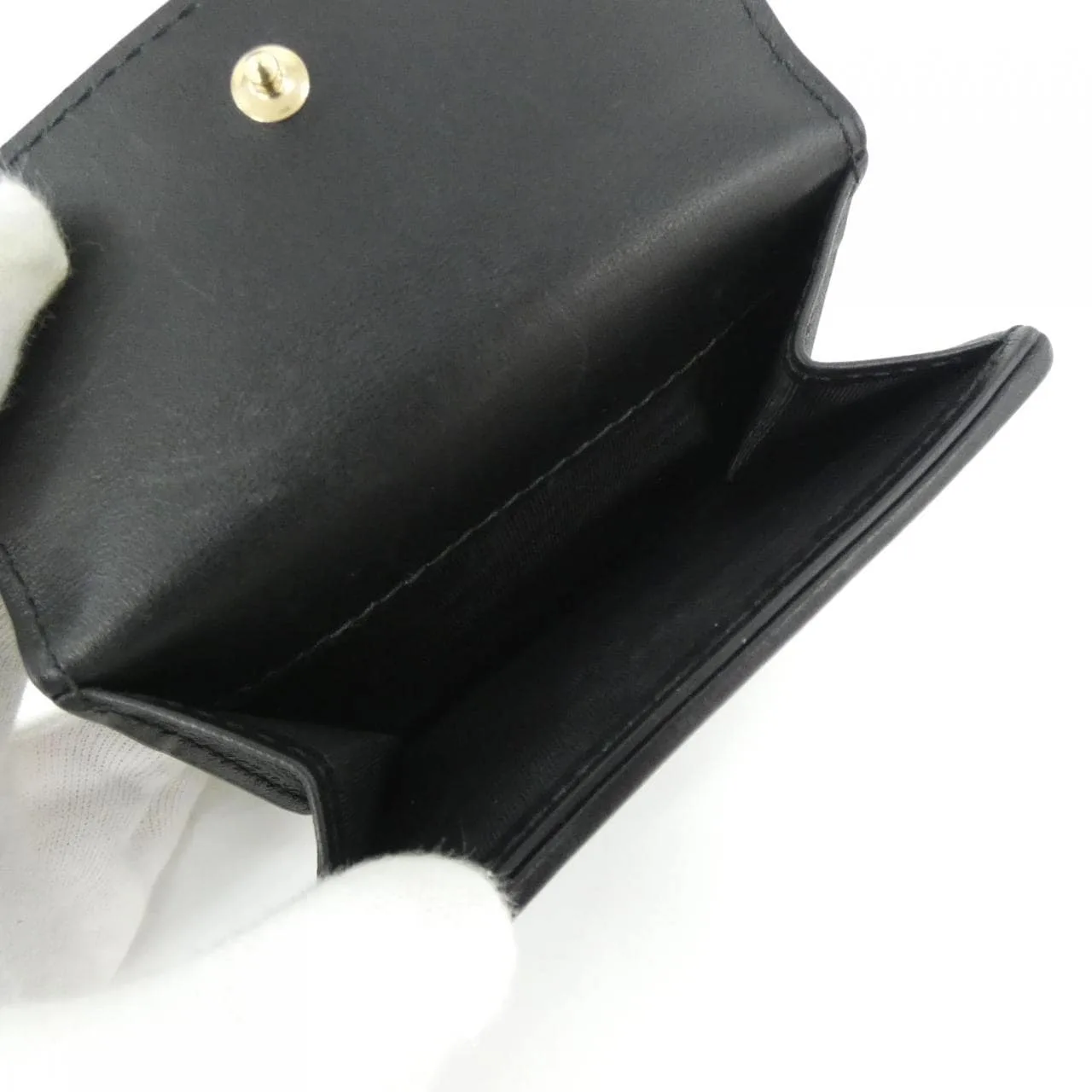 DIOR Lady Dior S0181ONMJ Wallet Lambskin Black Lambskin Rank A - Thumbnail 7