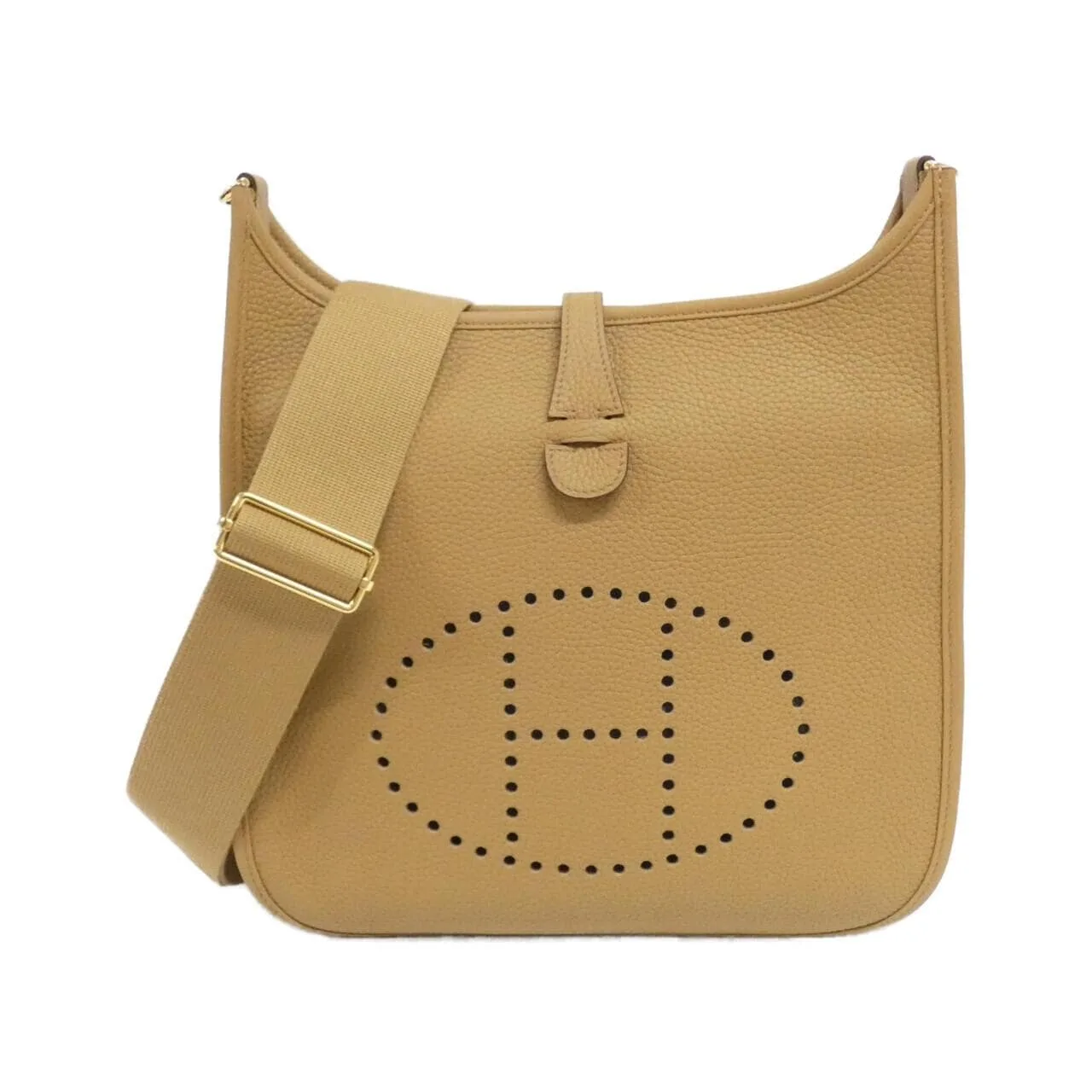 HERMES Evelyne 056277CC Shoulder Clemence Black