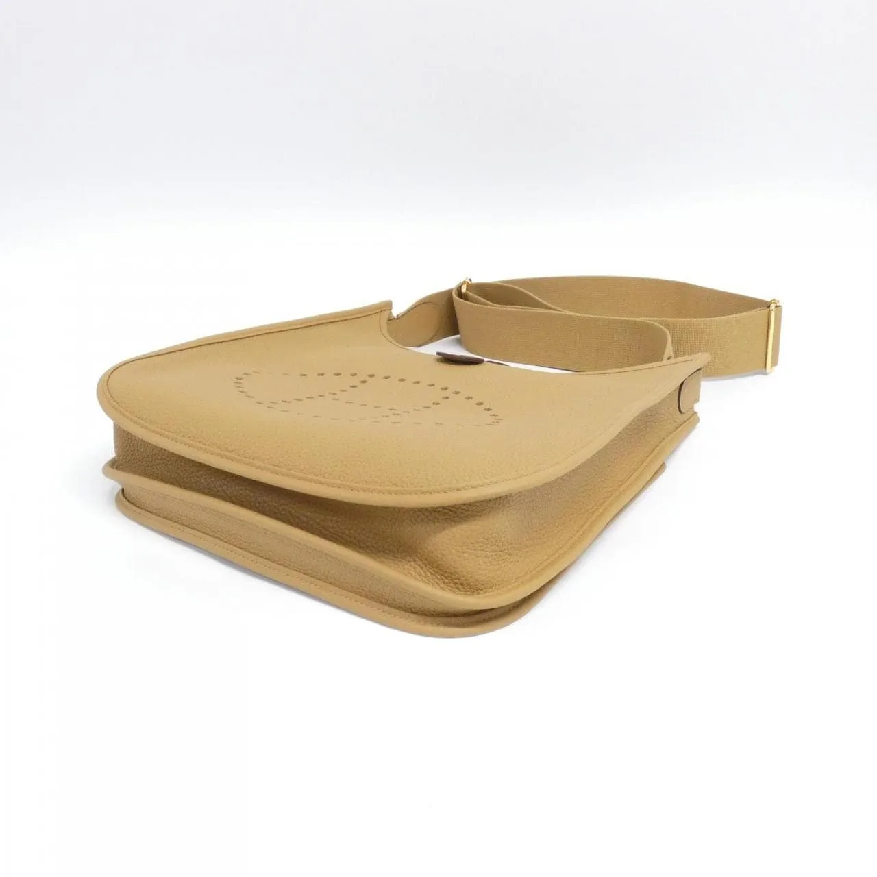 HERMES Evelyne 056277CC Shoulder Clemence Black Clemence Leather Rank A - Thumbnail 3