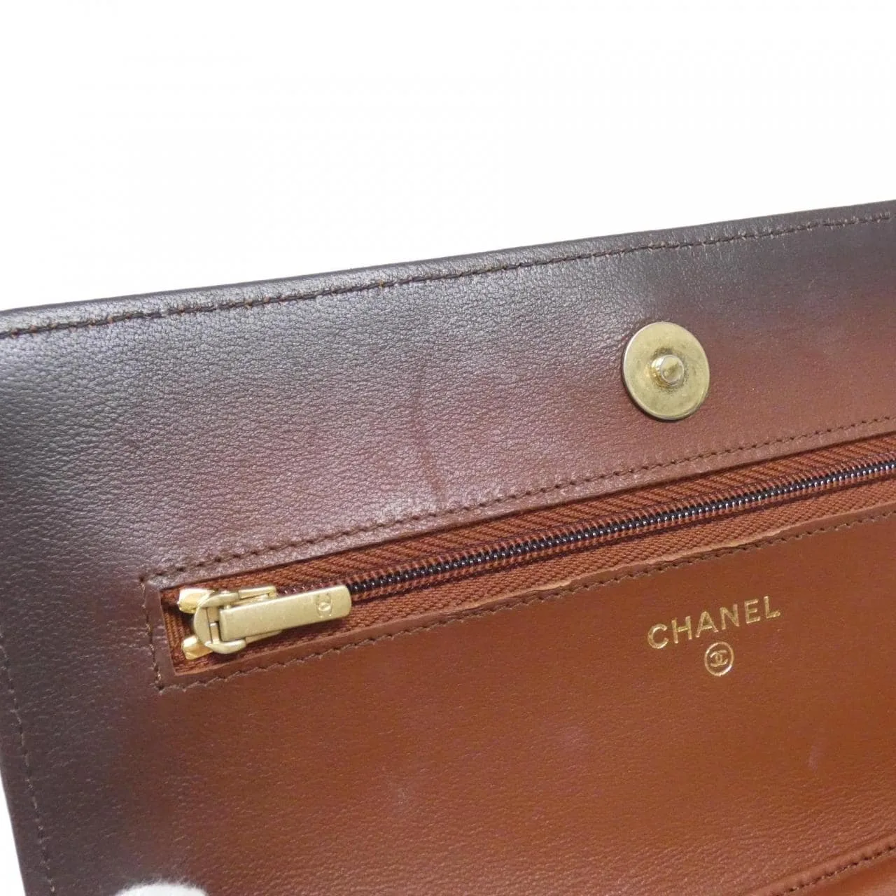 CHANEL Timeless Classic AP0250 Wallet Lambskin Brown Lambskin Rank A - Thumbnail 9