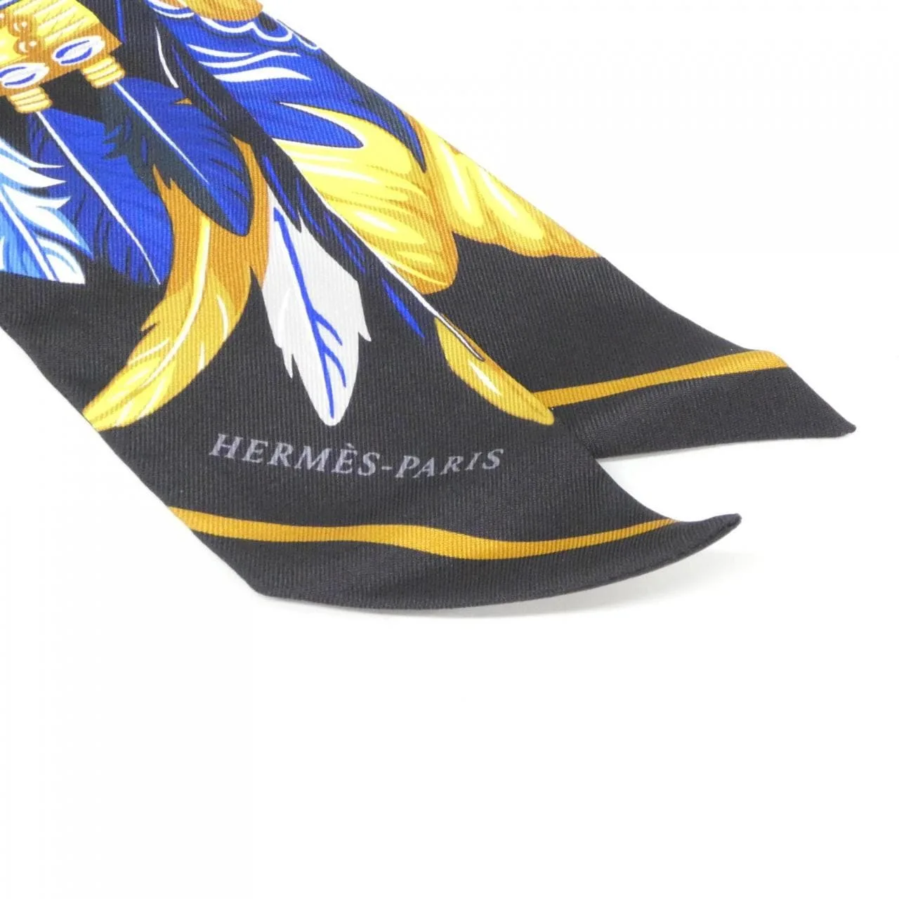 HERMES 063572S Scarf Black Rank A - Thumbnail 2