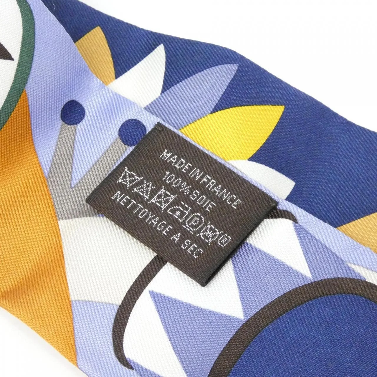 HERMES 064006S Scarf Black Rank A - Thumbnail 3