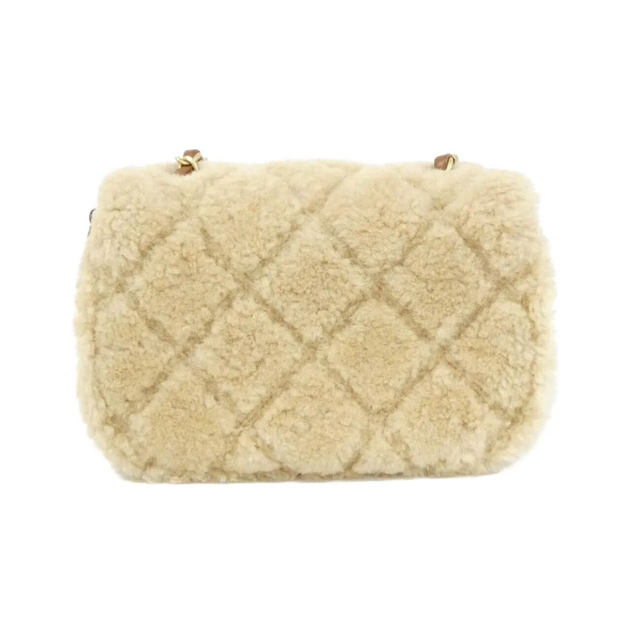 CHANEL AS5148 Shoulder Lambskin 棕色 羊皮 中古品A - 縮圖 2
