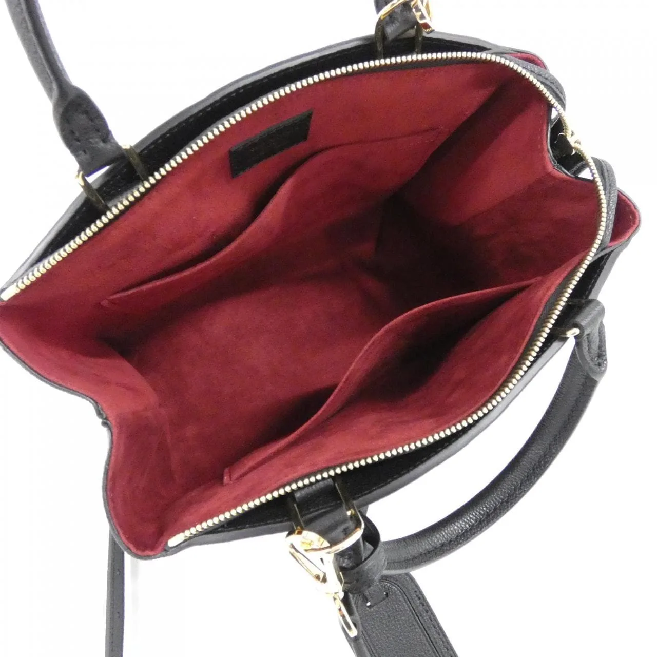 LOUIS VUITTON M58916 Handbag Monogram 黑色 Monogram 中古品A - 縮圖 7