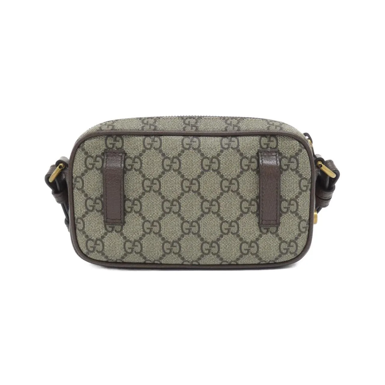 GUCCI 722557 96IWT 肩背包 帆布 黑色 帆布 中古品A - 縮圖 2