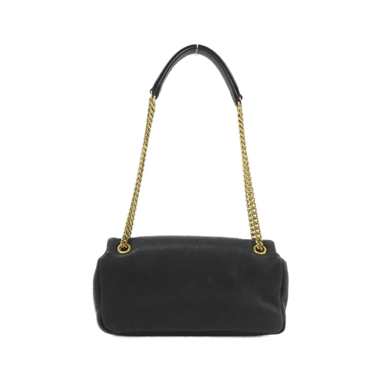 SAINT LAURENT 734153 AACQO Shoulder Lambskin Black Lambskin Rank A - Thumbnail 2