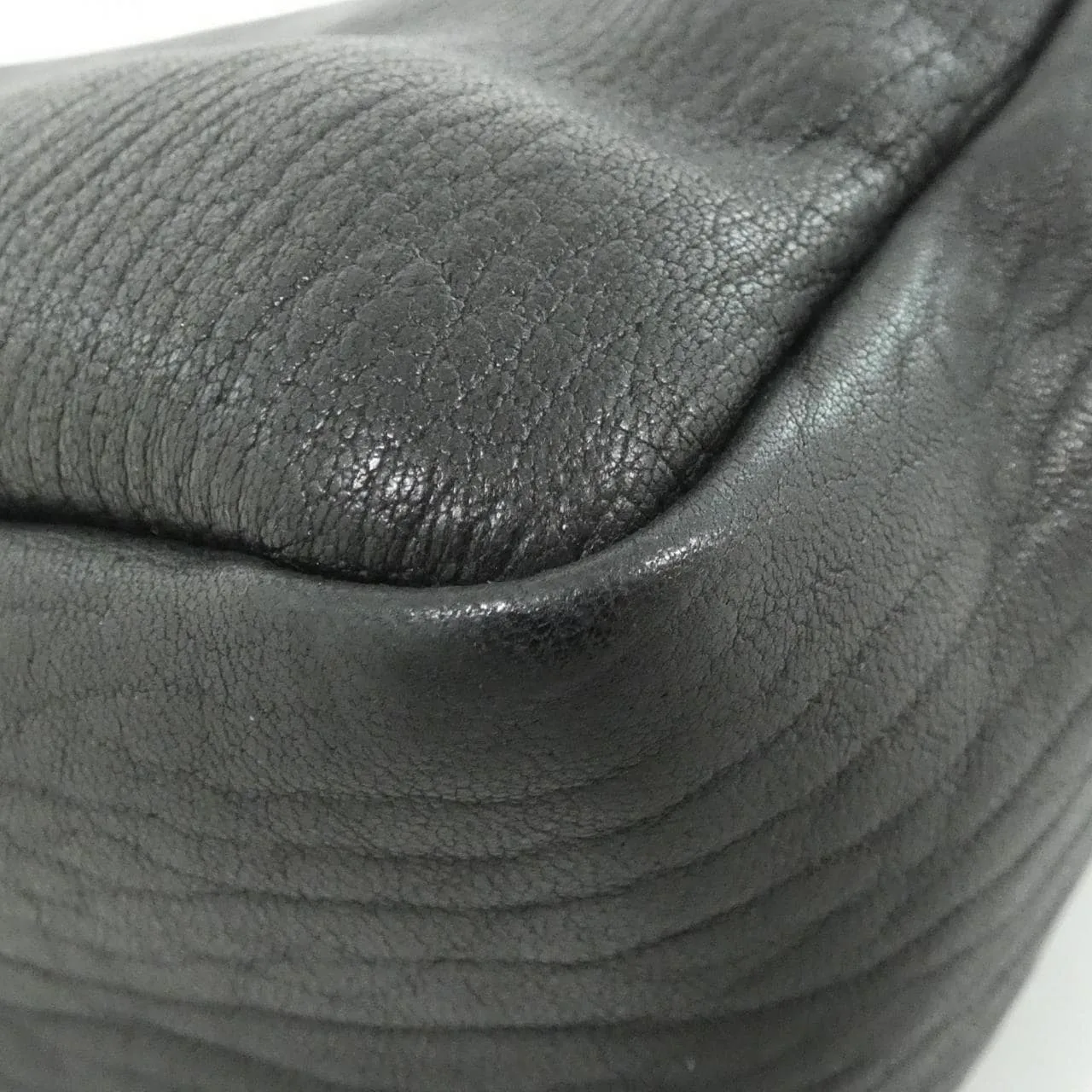 SAINT LAURENT 734153 AACQO Shoulder Lambskin Black Lambskin Rank A - Thumbnail 3