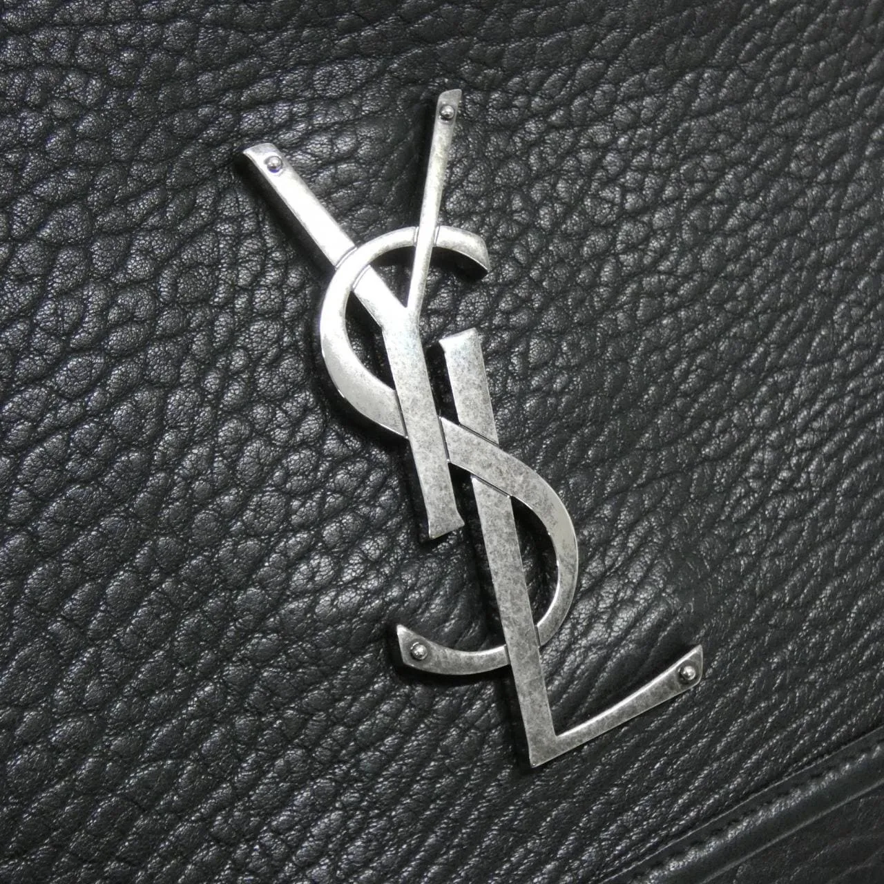 SAINT LAURENT Niki 755857 手袋 羊皮 黑色 羊皮 中古品A - 縮圖 4