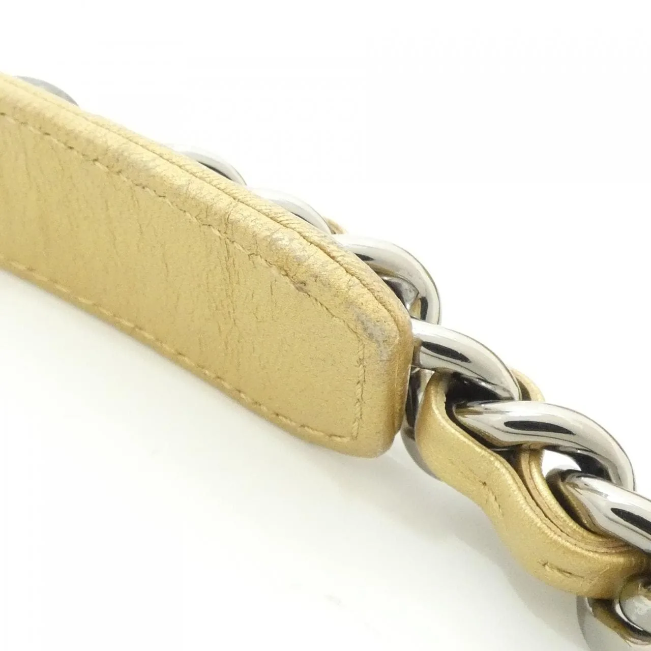 CHANEL Chanel 19 AS1160 Shoulder Lambskin Gold Lambskin Rank B - Thumbnail 6