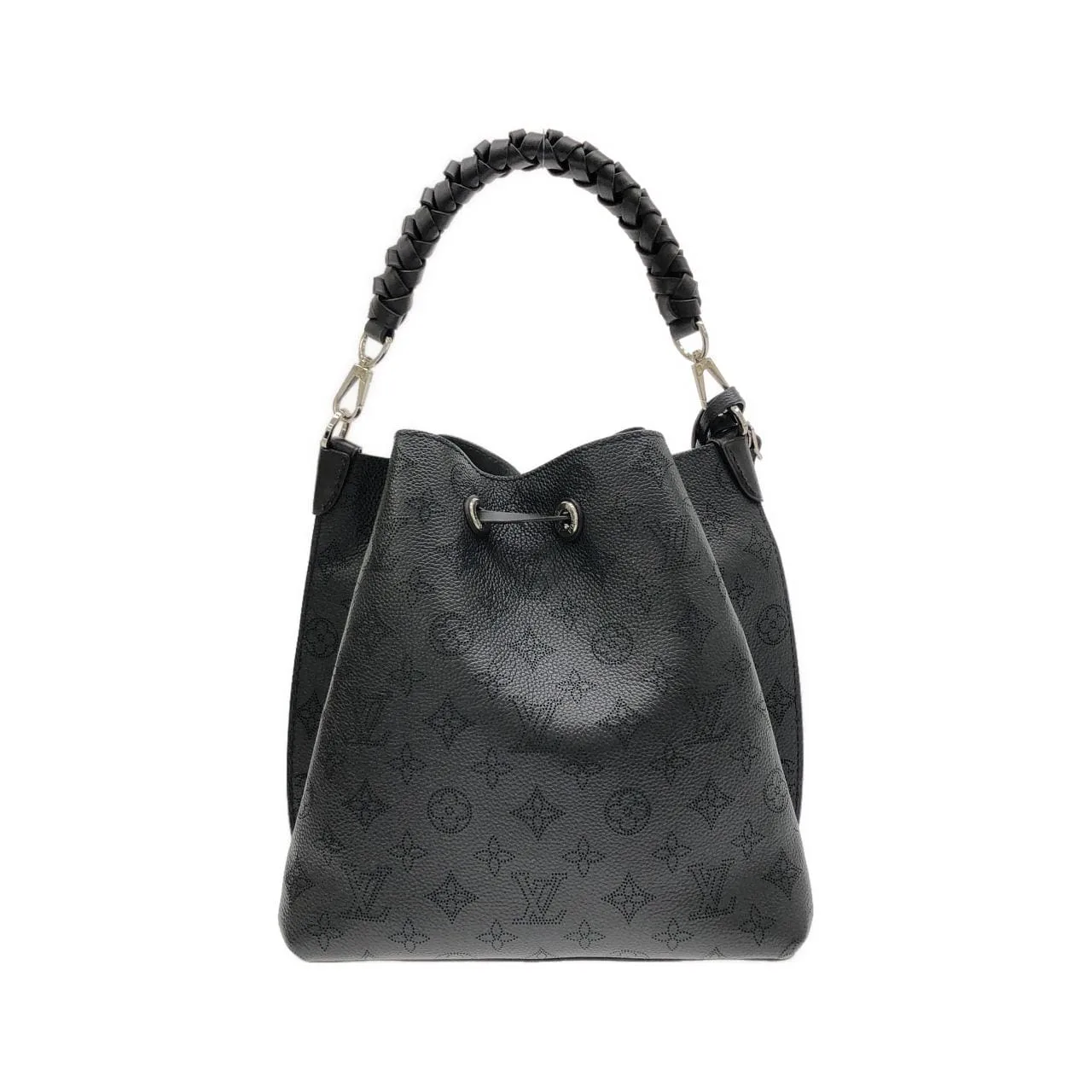 LOUIS VUITTON Mahina M55800 Shoulder Black Rank A - Thumbnail 2
