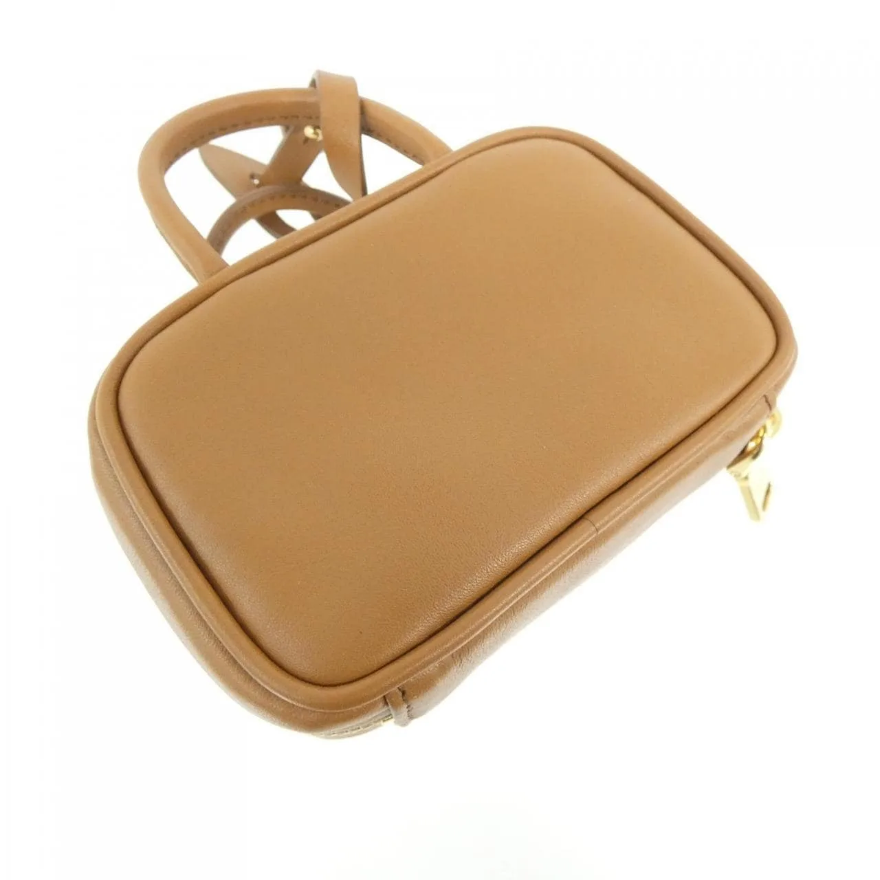 MIU MIU 5NR036 鎖匙包 Cognac 中古品A - 縮圖 3