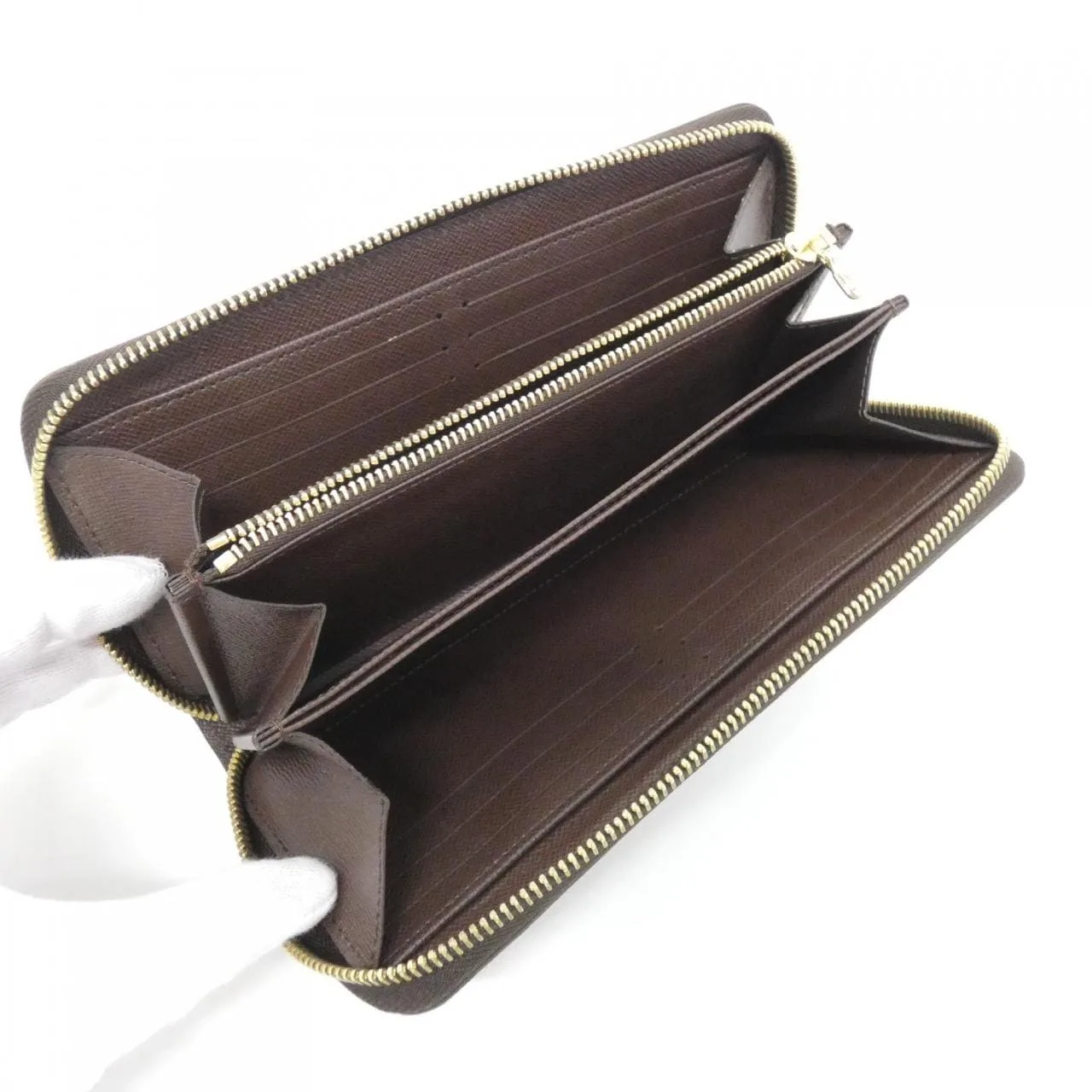 LOUIS VUITTON N41661 Wallet Damier Black Damier Rank A - Thumbnail 6