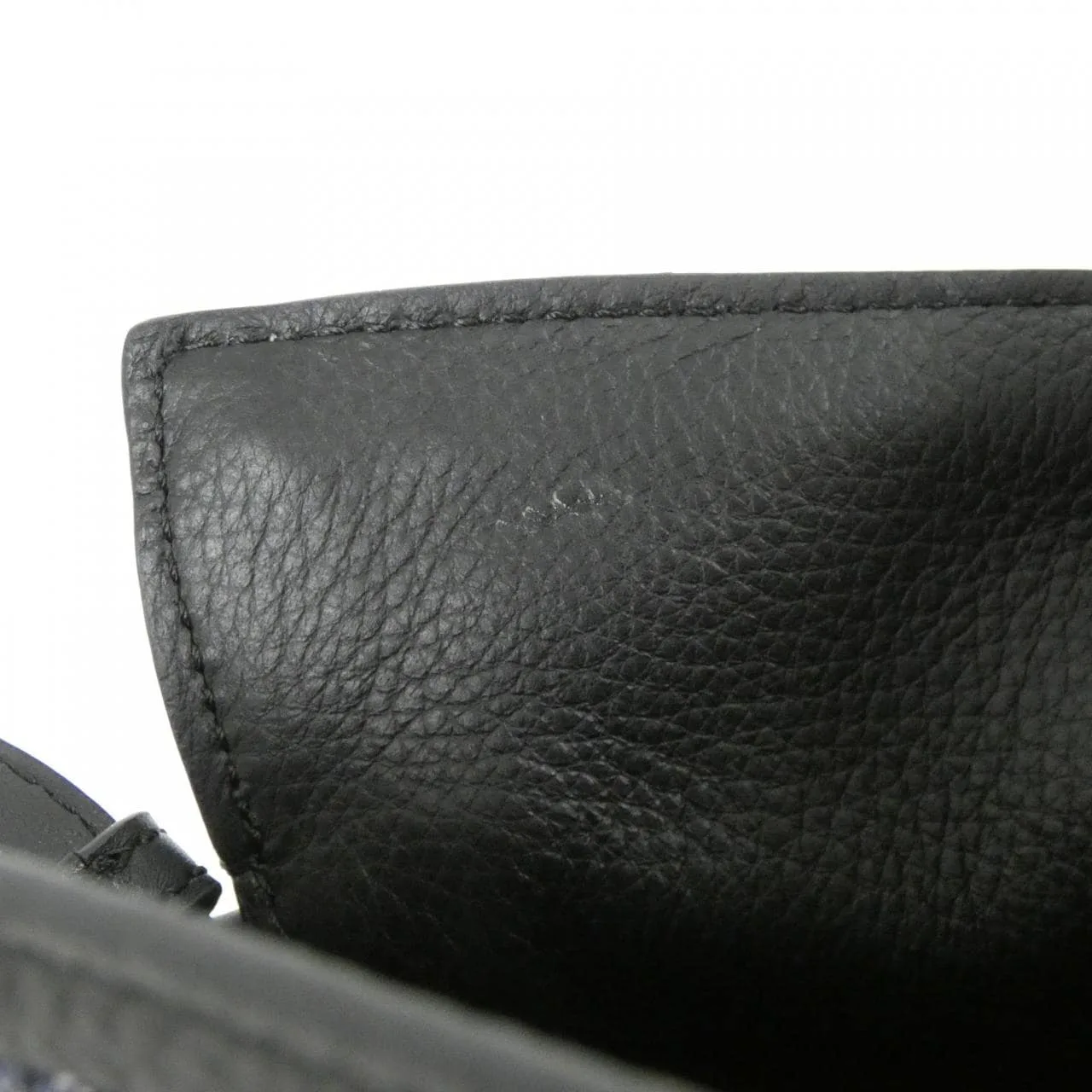 LOEWE Flamenco A411FC2X24 Handbag Canvas Black Canvas Rank A - Thumbnail 8