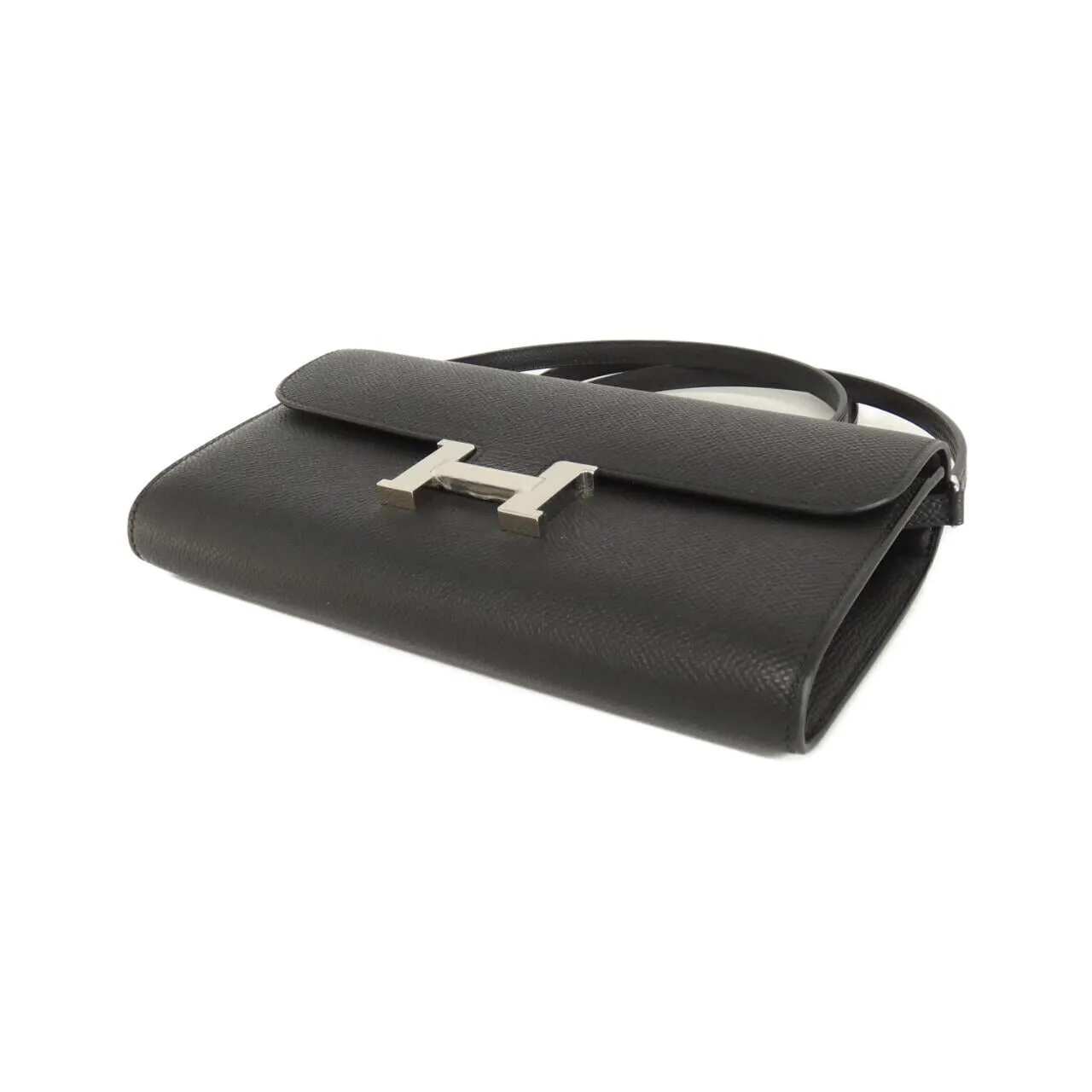 HERMES Constance 080125CK Wallet Epsom Black Epsom Leather Rank A - Thumbnail 3