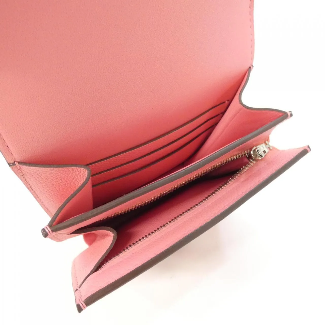 HERMES 076259CK Wallet Black Rank A - Thumbnail 5