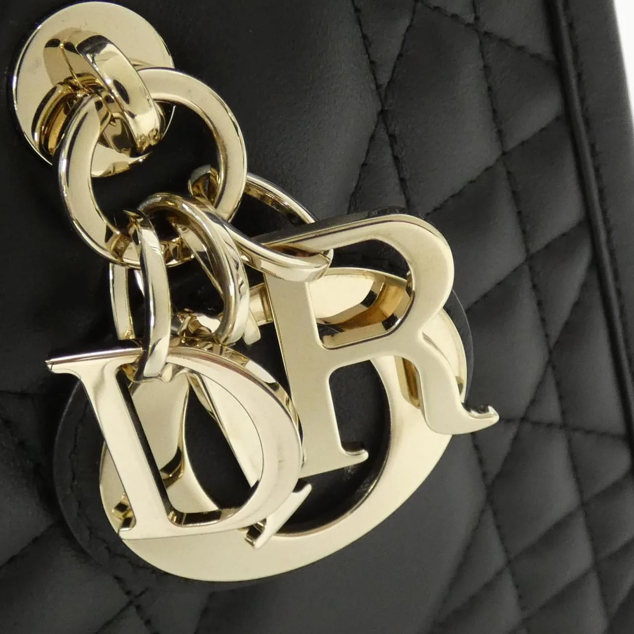 DIOR Book Tote M1325OWHP Tote Black Rank A - Thumbnail 4