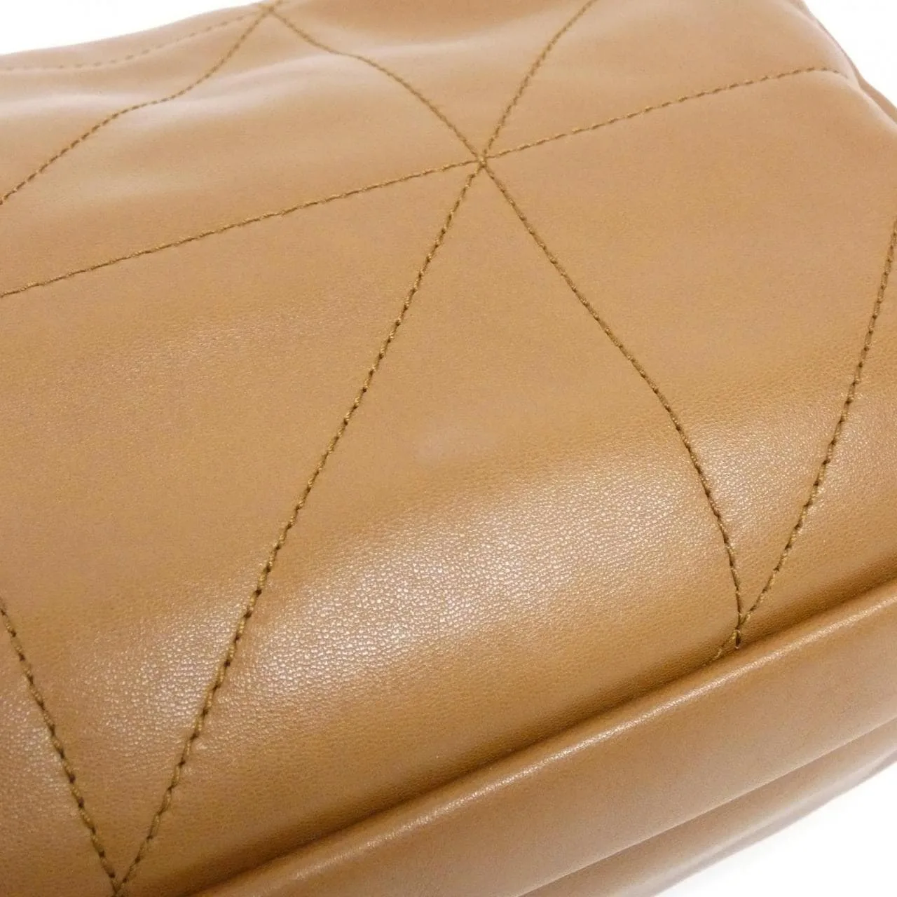 SAINT LAURENT 763475 Shoulder Lambskin Brown Lambskin Rank A - Thumbnail 4