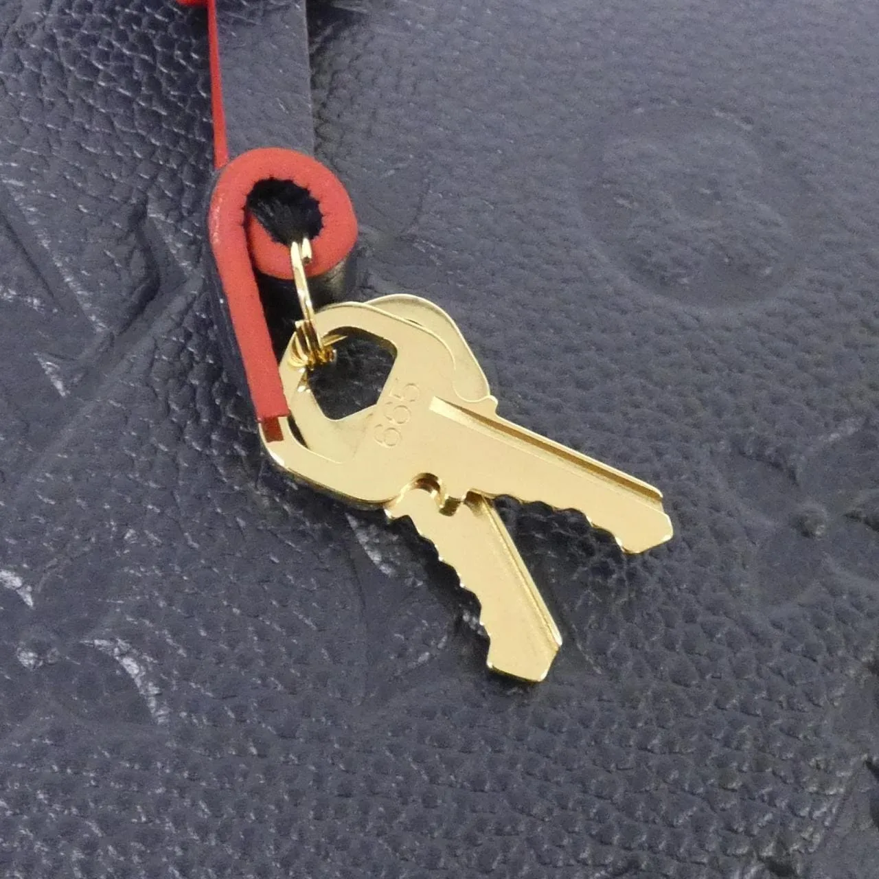 LOUIS VUITTON Montaigne M42747 Handbag Monogram Rouge Monogram 中古品A - 縮圖 3