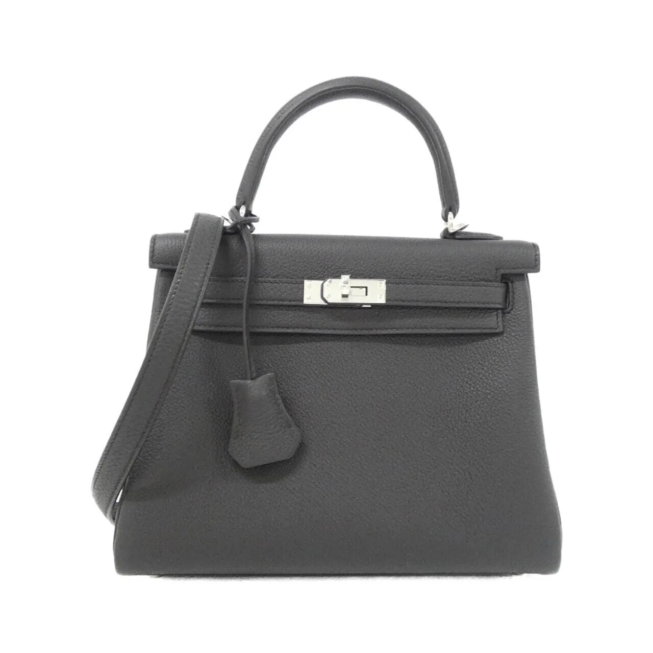 HERMES Kelly 044624CK Handbag Togo