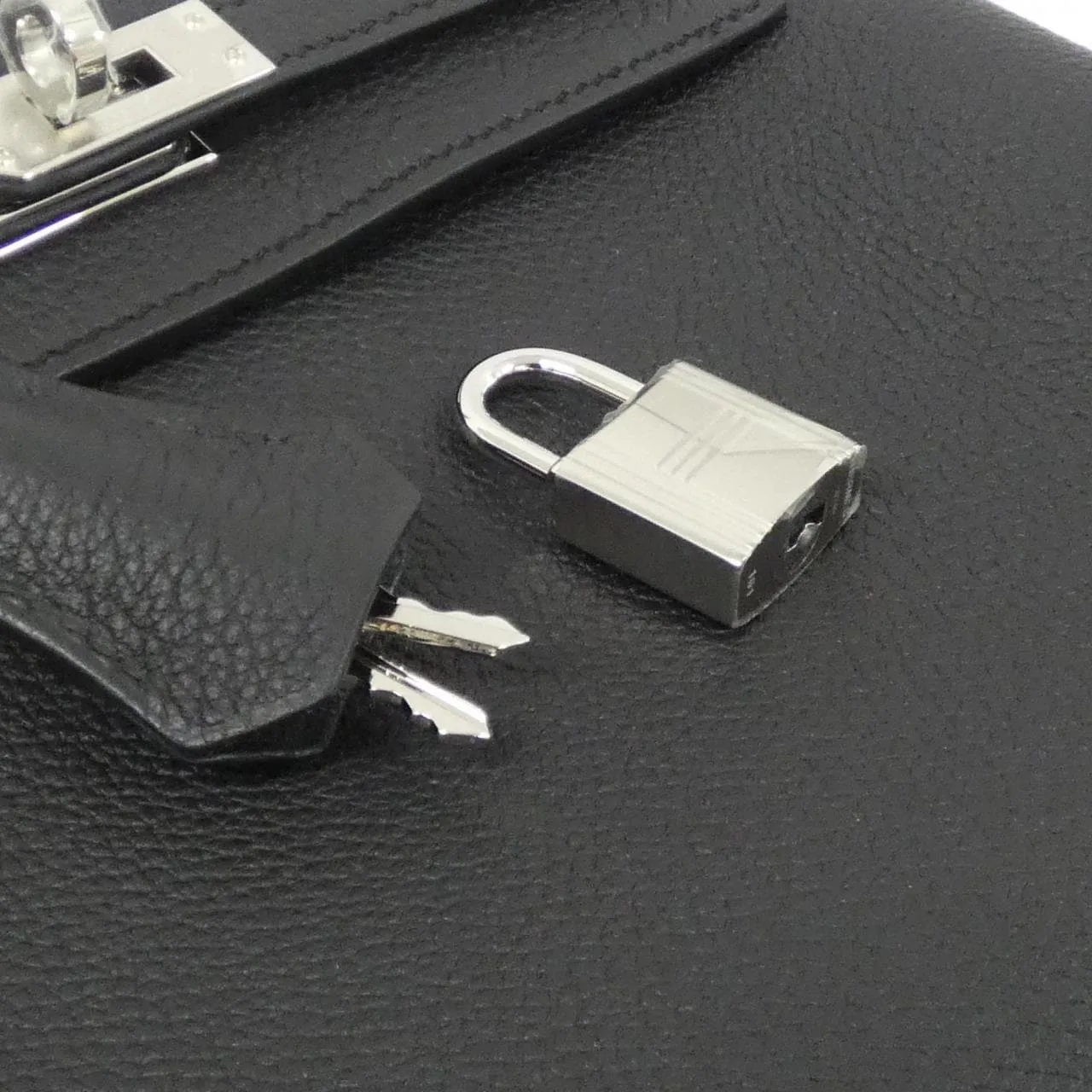 HERMES Kelly 044624CK Handbag Togo 4