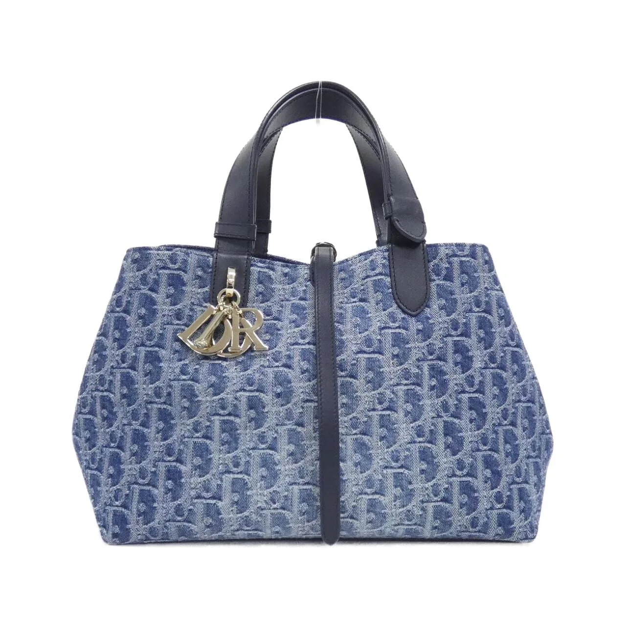 DIOR Toujours M2821ODCE Handbag Denim Black