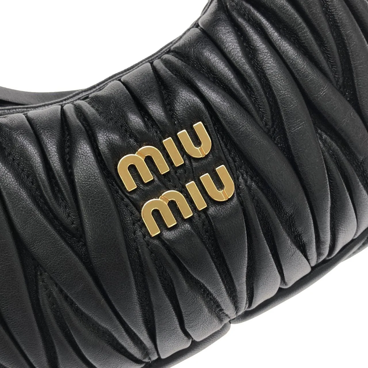 MIU MIU 5BP078 手提包 黑色 中古品A - 縮圖 4