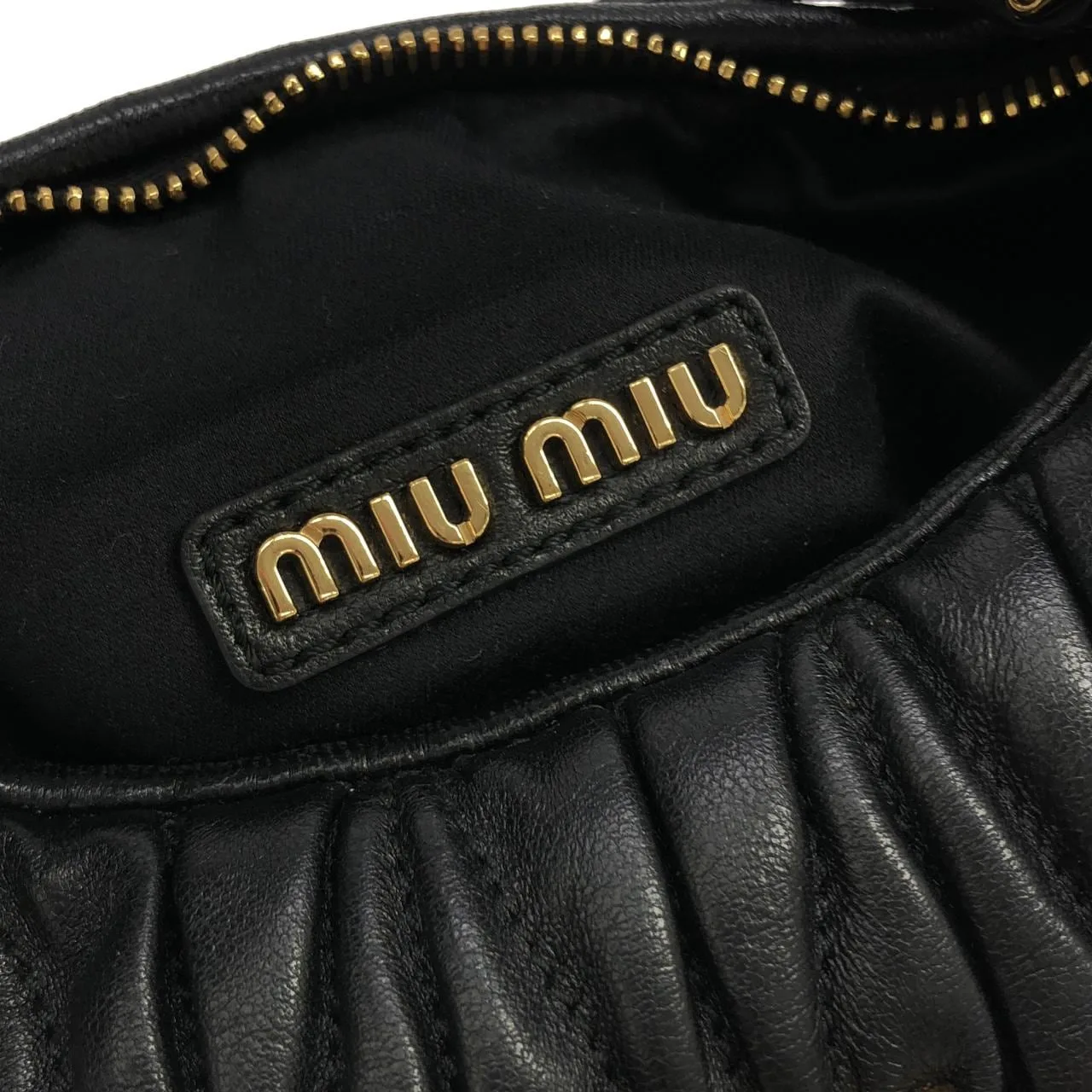 MIU MIU 5BP078 手提包 黑色 中古品A - 縮圖 8