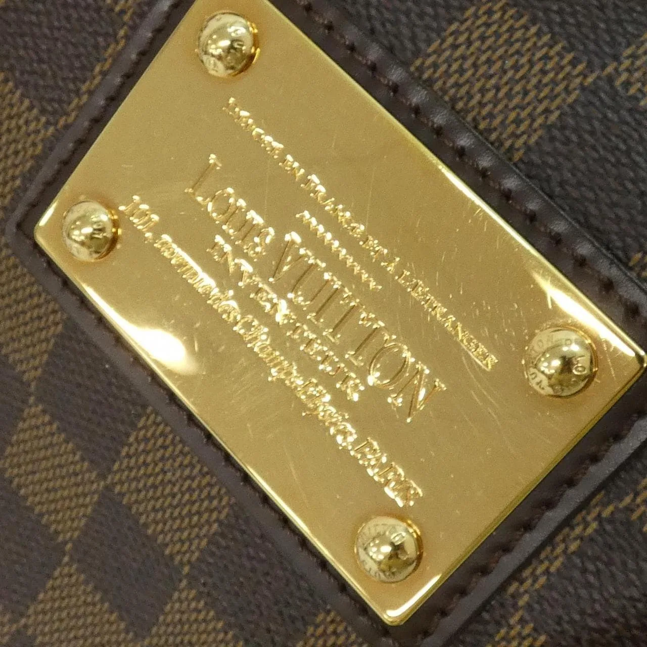 LOUIS VUITTON N48180 Shoulder Damier 黑色 Damier 中古品A - 縮圖 7