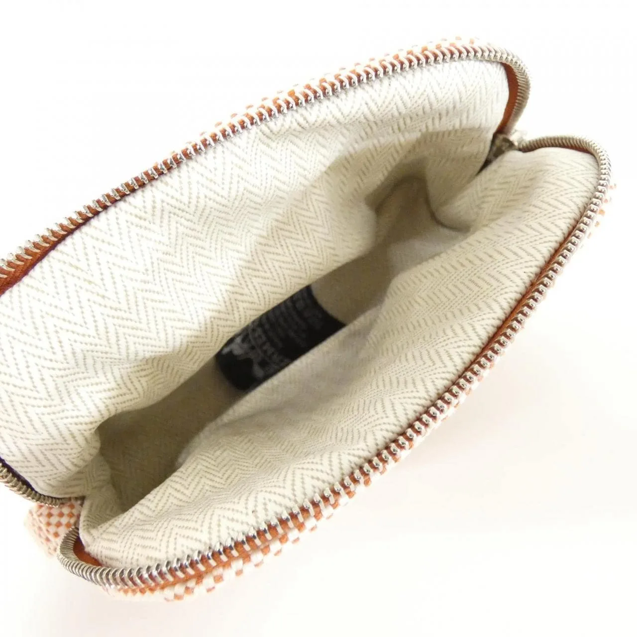 HERMES Bolide 103970M Pouch Canvas Orange Canvas Rank A - Thumbnail 6
