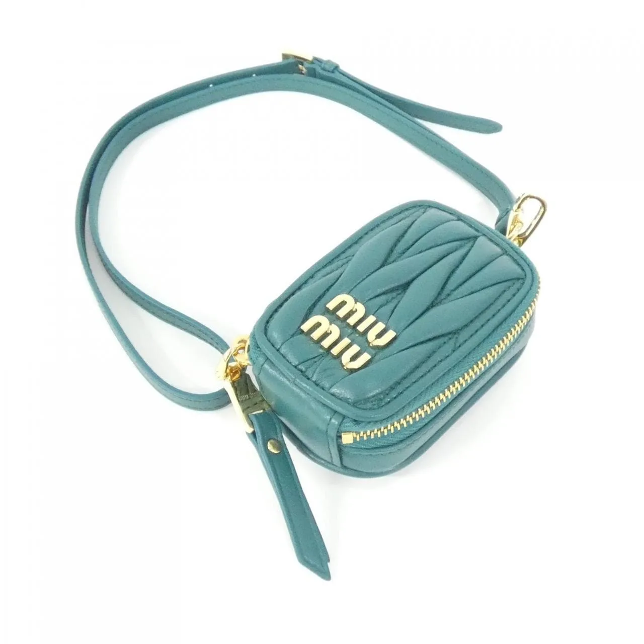 MIU MIU 5TT172 Pouch 黑色 中古品A - 縮圖 3
