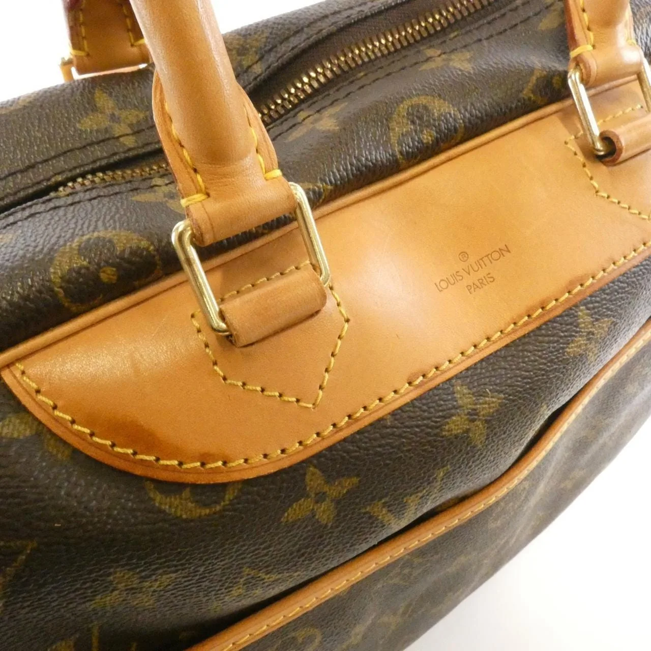 LOUIS VUITTON M47270 Handbag Monogram 黑色 Monogram 中古品B - 縮圖 4