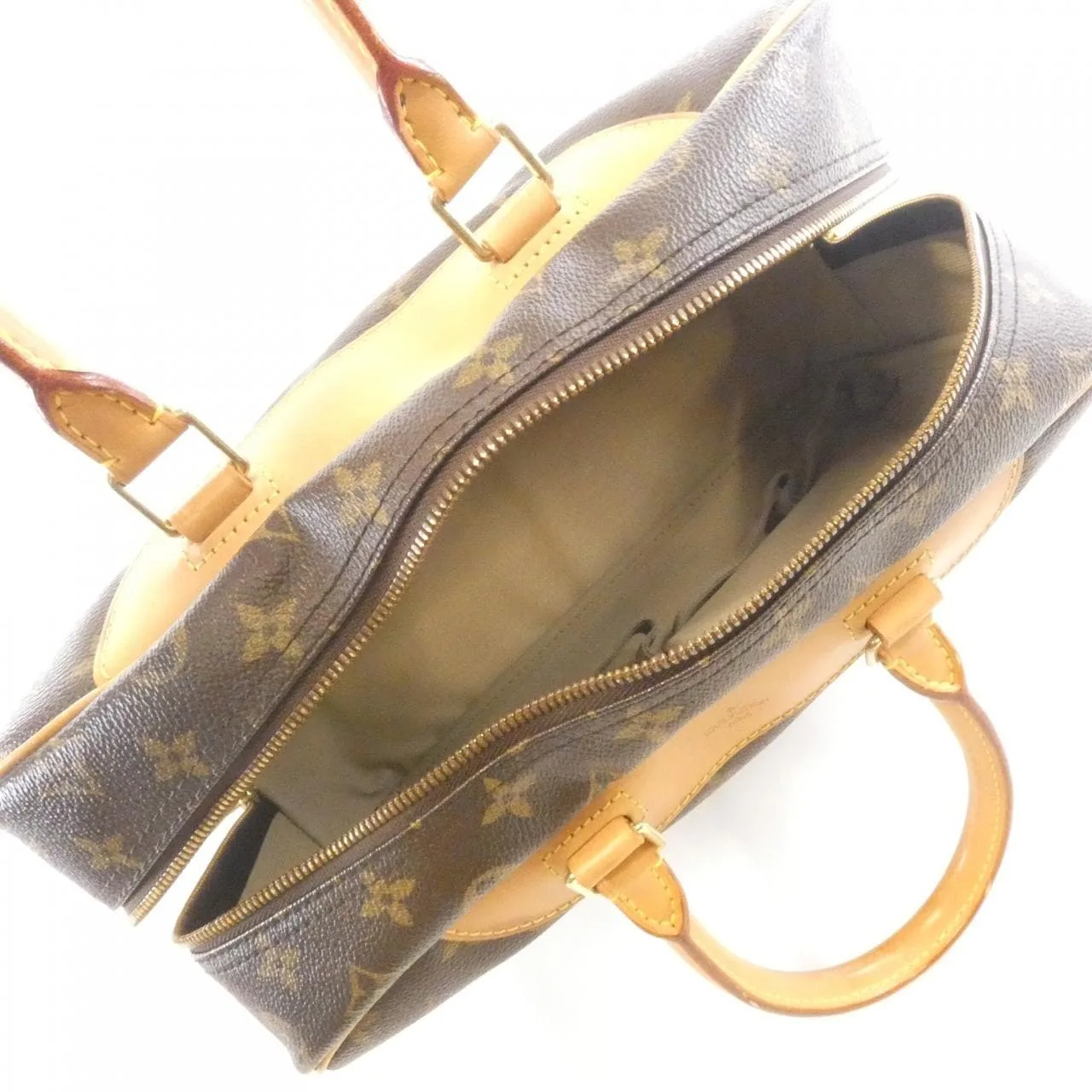 LOUIS VUITTON M47270 Handbag Monogram 黑色 Monogram 中古品B - 縮圖 9