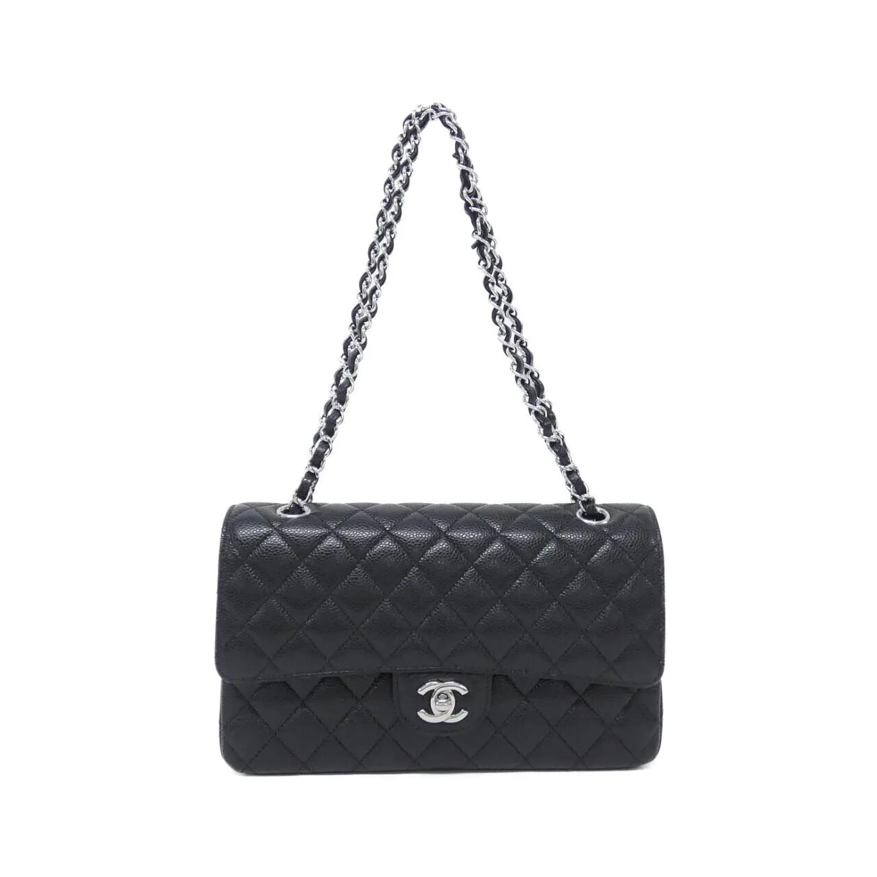 CHANEL Matelasse 1112 Shoulder Grained Calfskin