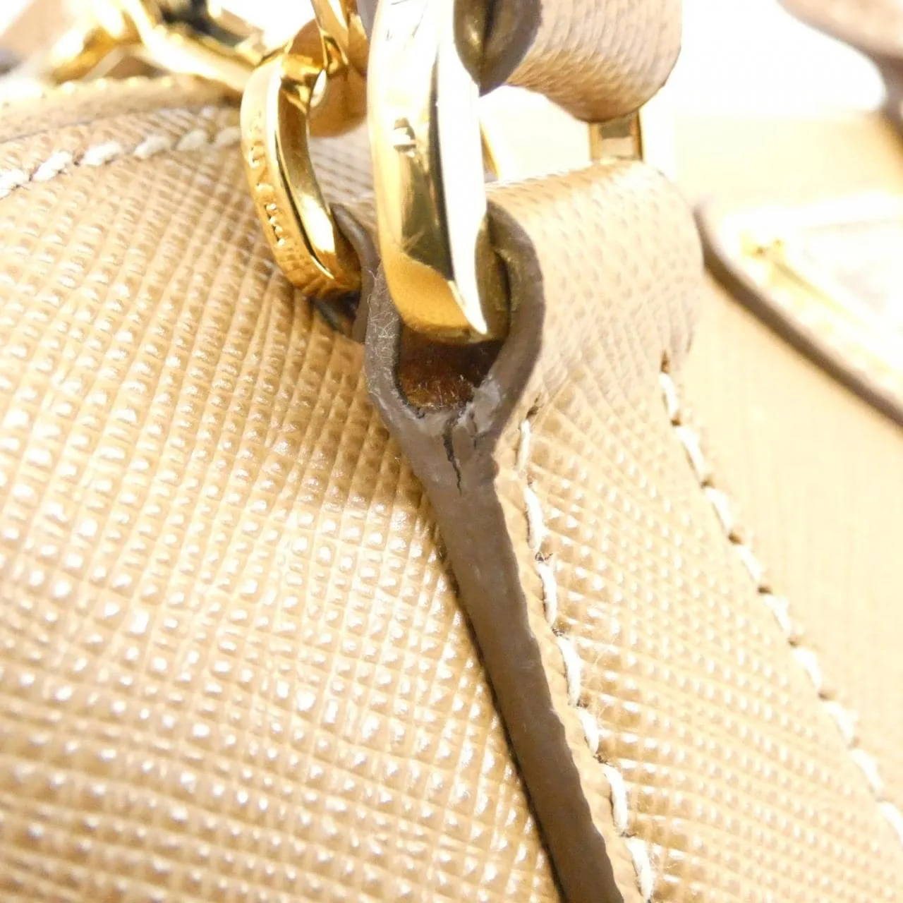 PRADA 1BA851 Handbag 黑色 中古品A - 縮圖 7