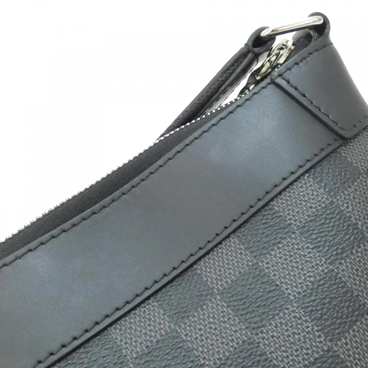 LOUIS VUITTON N40003 Shoulder Damier 黑色 Damier 中古品A - 縮圖 6