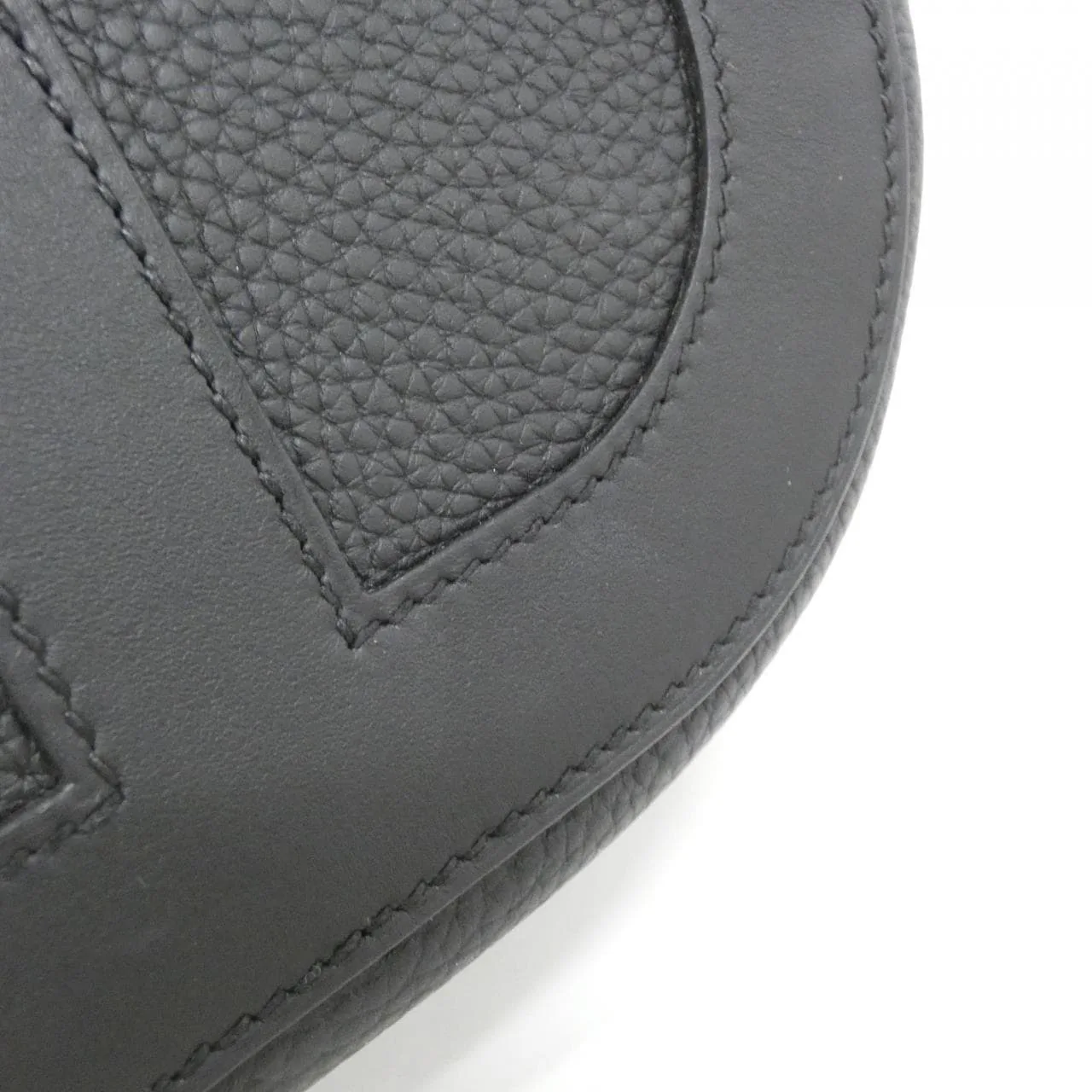 HERMES 084274CC Handbag Clemence Black Clemence Leather Rank A - Thumbnail 2