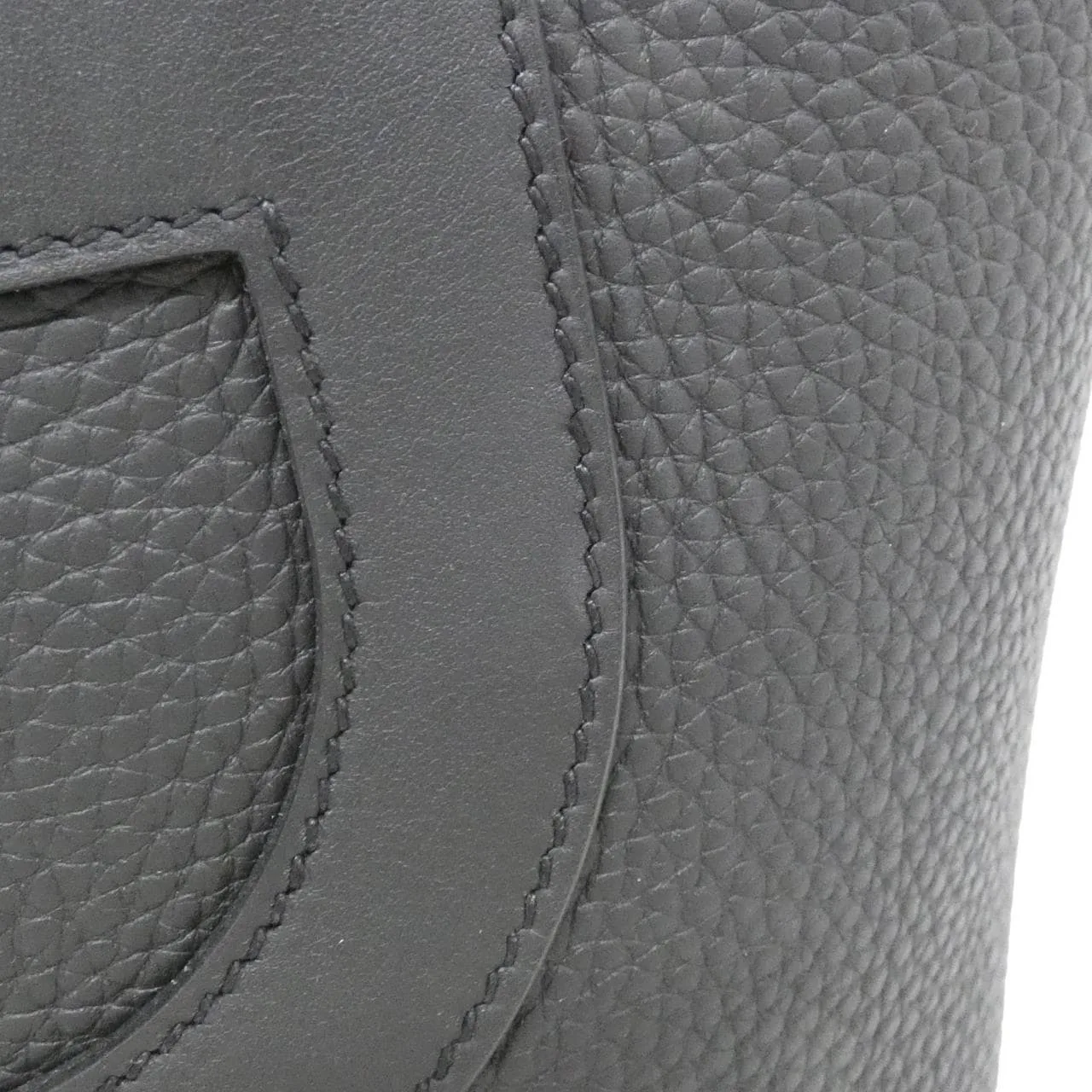 HERMES 084274CC Handbag Clemence Black Clemence Leather Rank A - Thumbnail 4