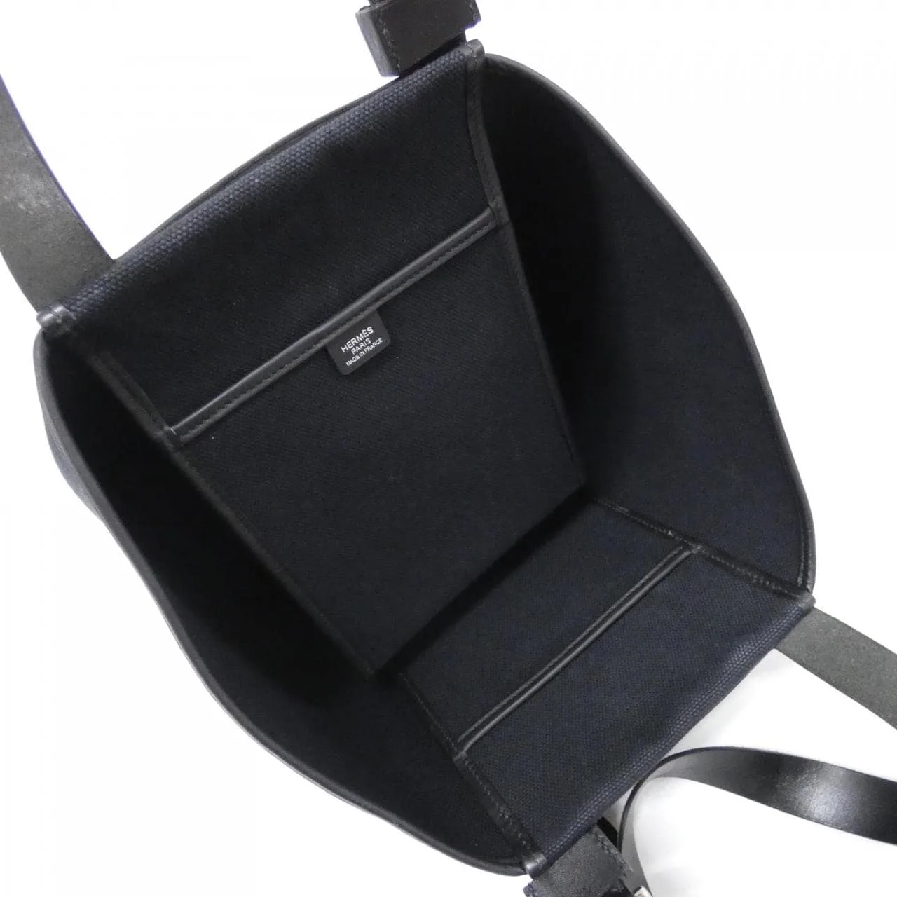 HERMES 082769CK Handbag Swift Black Swift Leather Rank B - Thumbnail 9