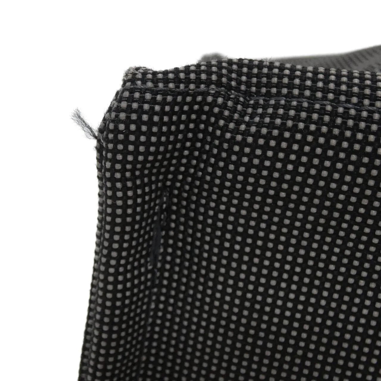 HERMES 100951M Handbag Canvas Black Canvas Rank A - Thumbnail 2