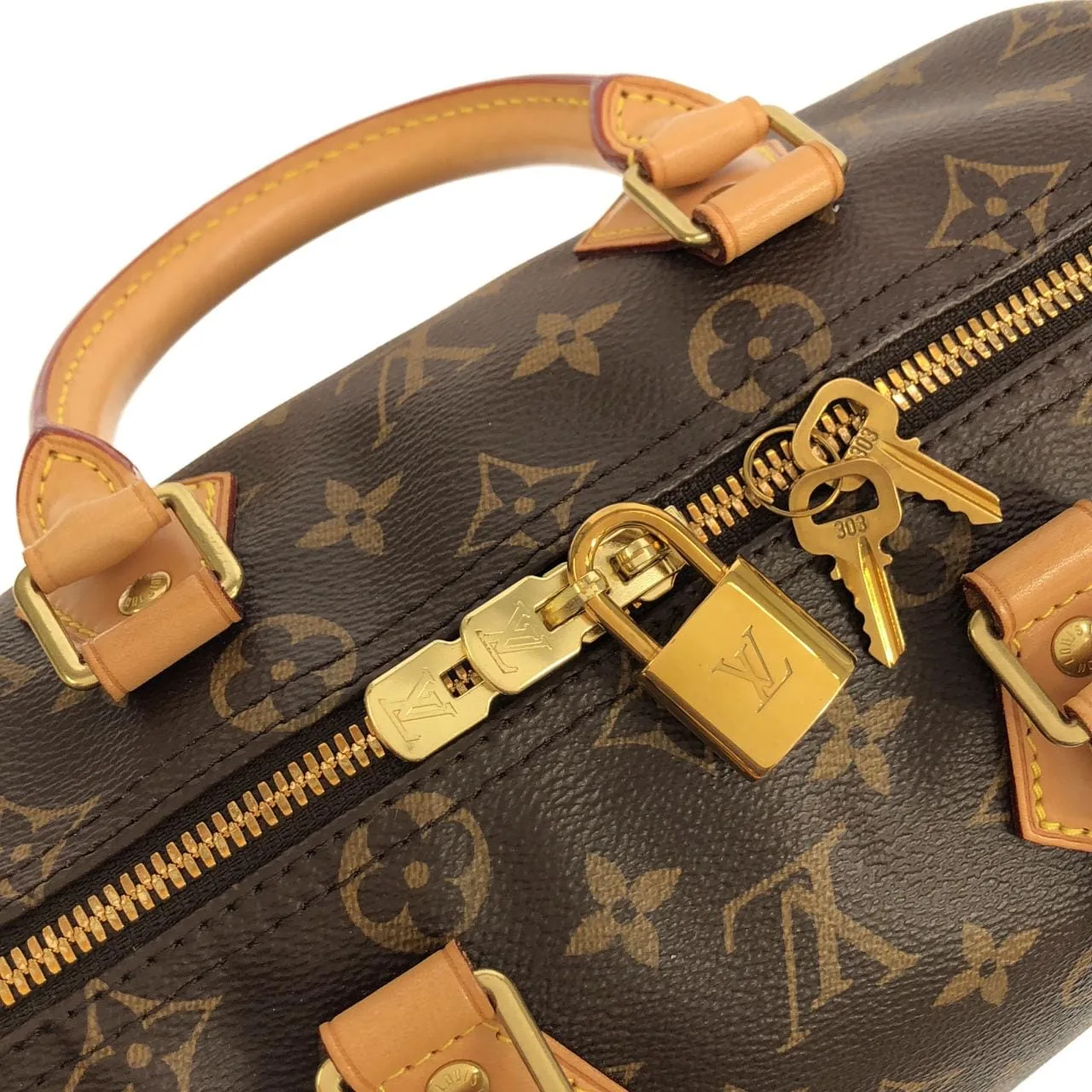 LOUIS VUITTON Speedy M41113 Boston Monogram 4