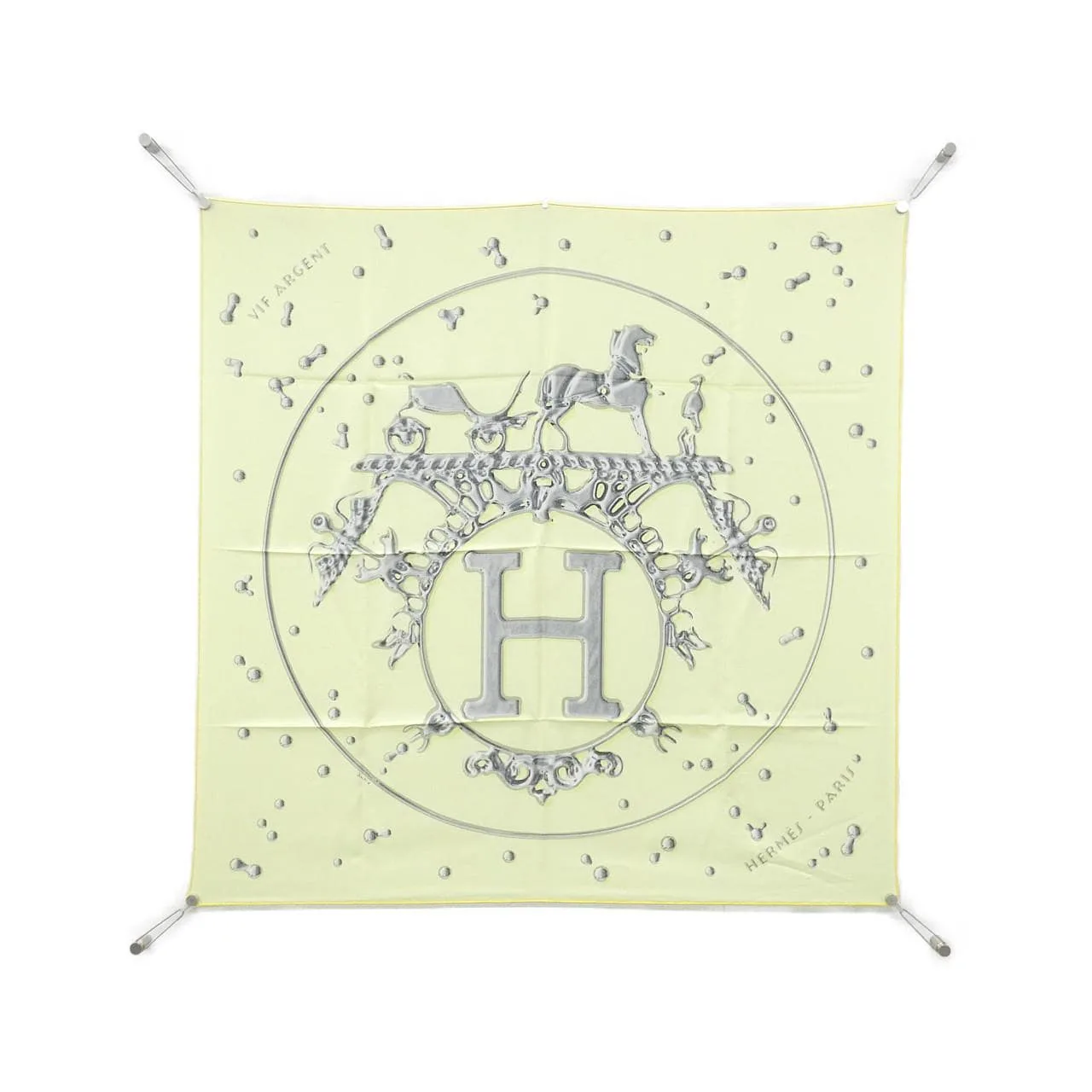 HERMES Scarf Black