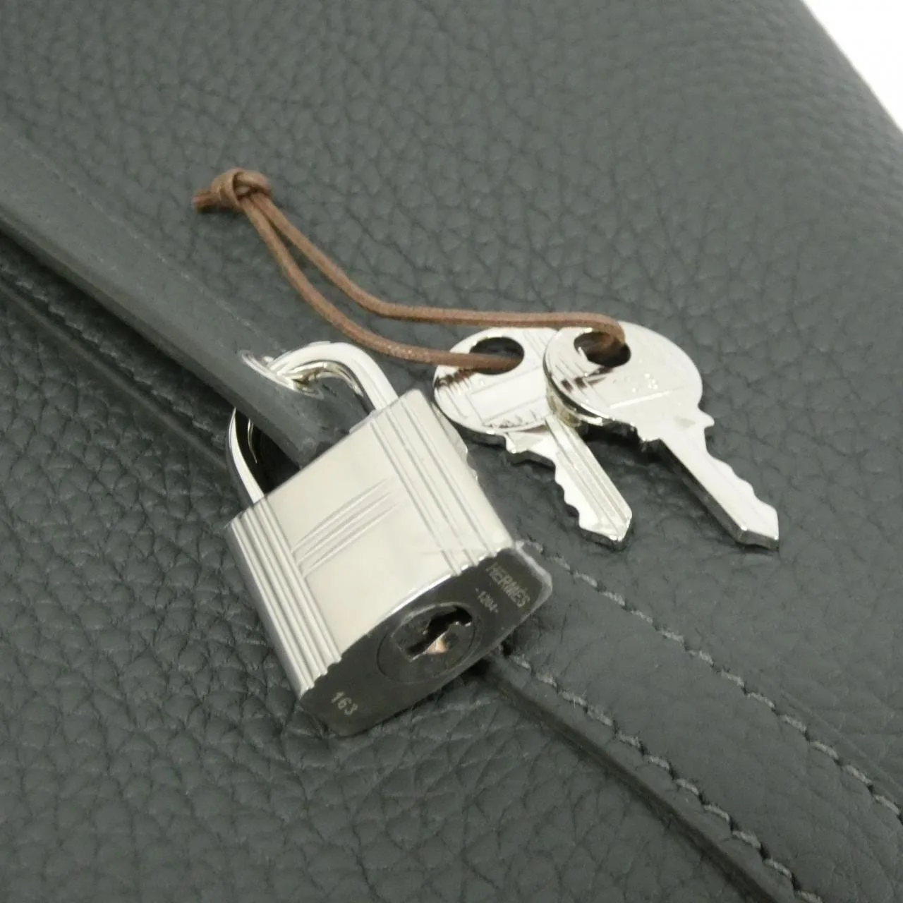 HERMES Picotin 069560CK Handbag Clemence Clemence Leather Unused - Thumbnail 3