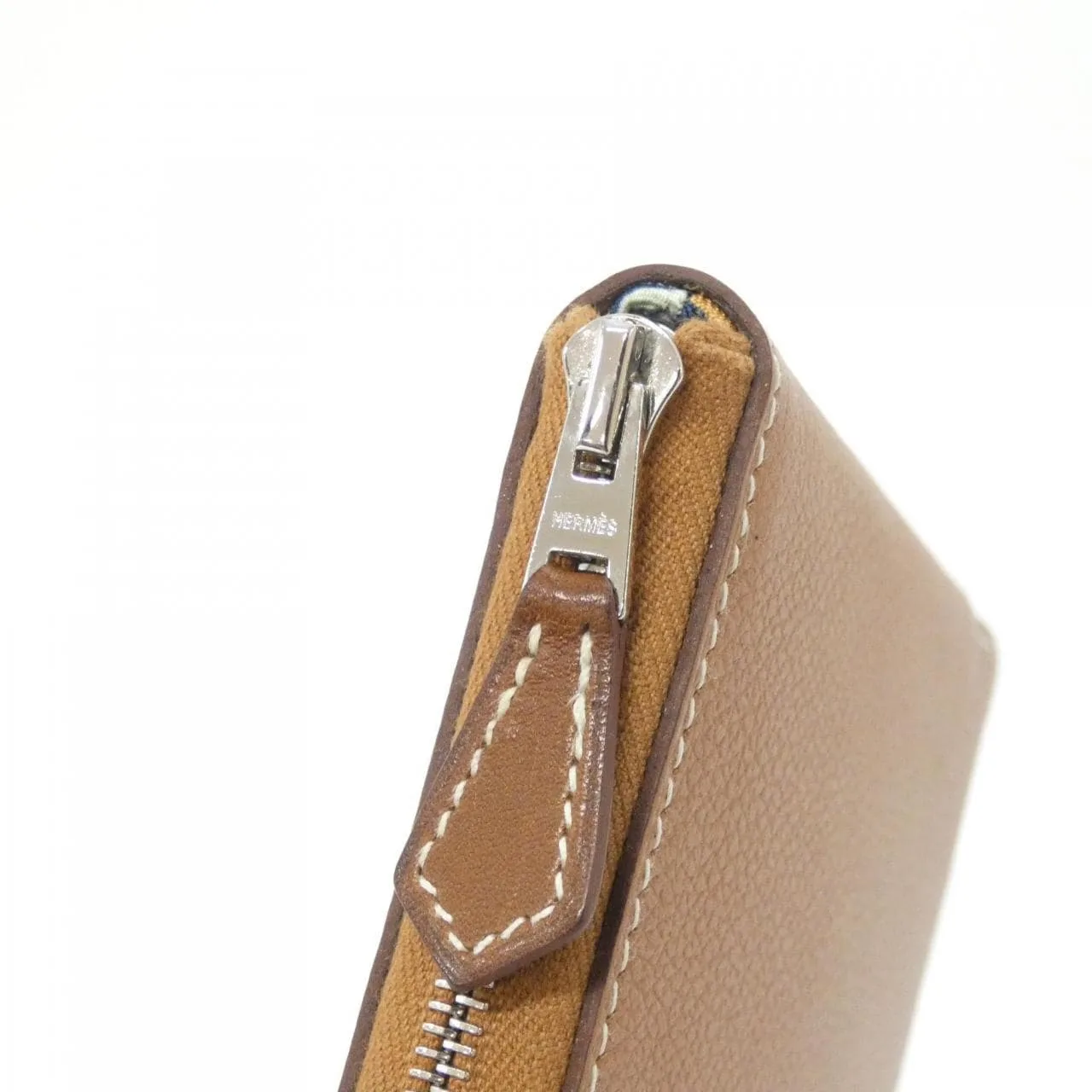 HERMES 084540CK Wallet Navy Rank A - Thumbnail 3