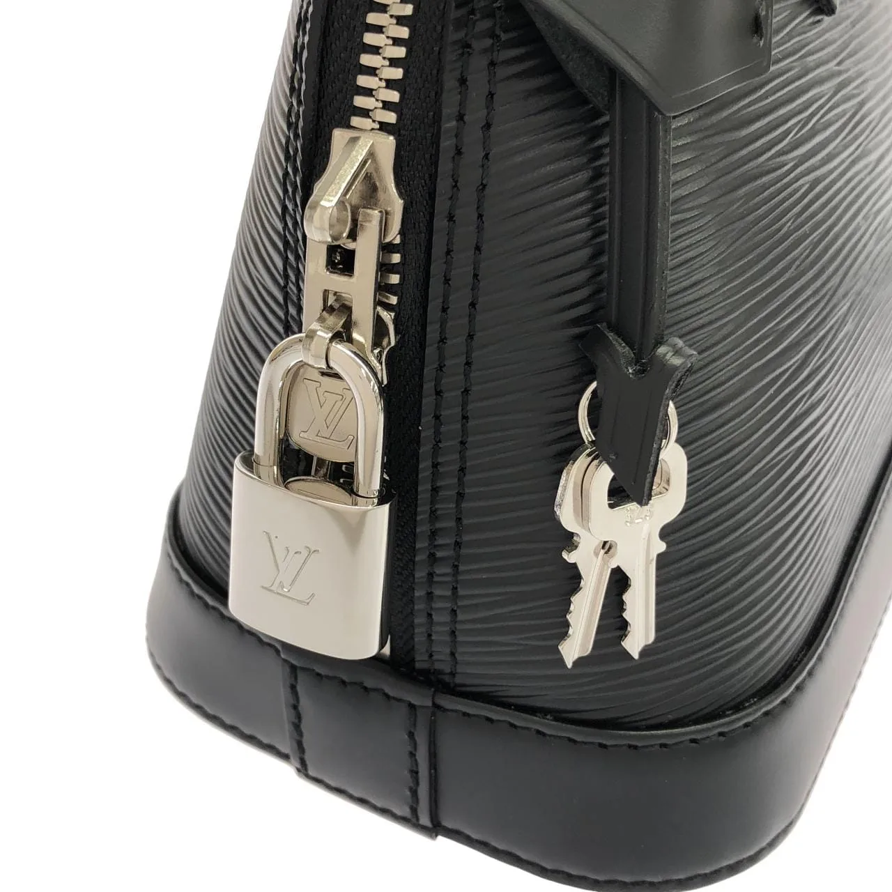 LOUIS VUITTON Alma M24645 Handbag Epi Black Epi Rank A - Thumbnail 5